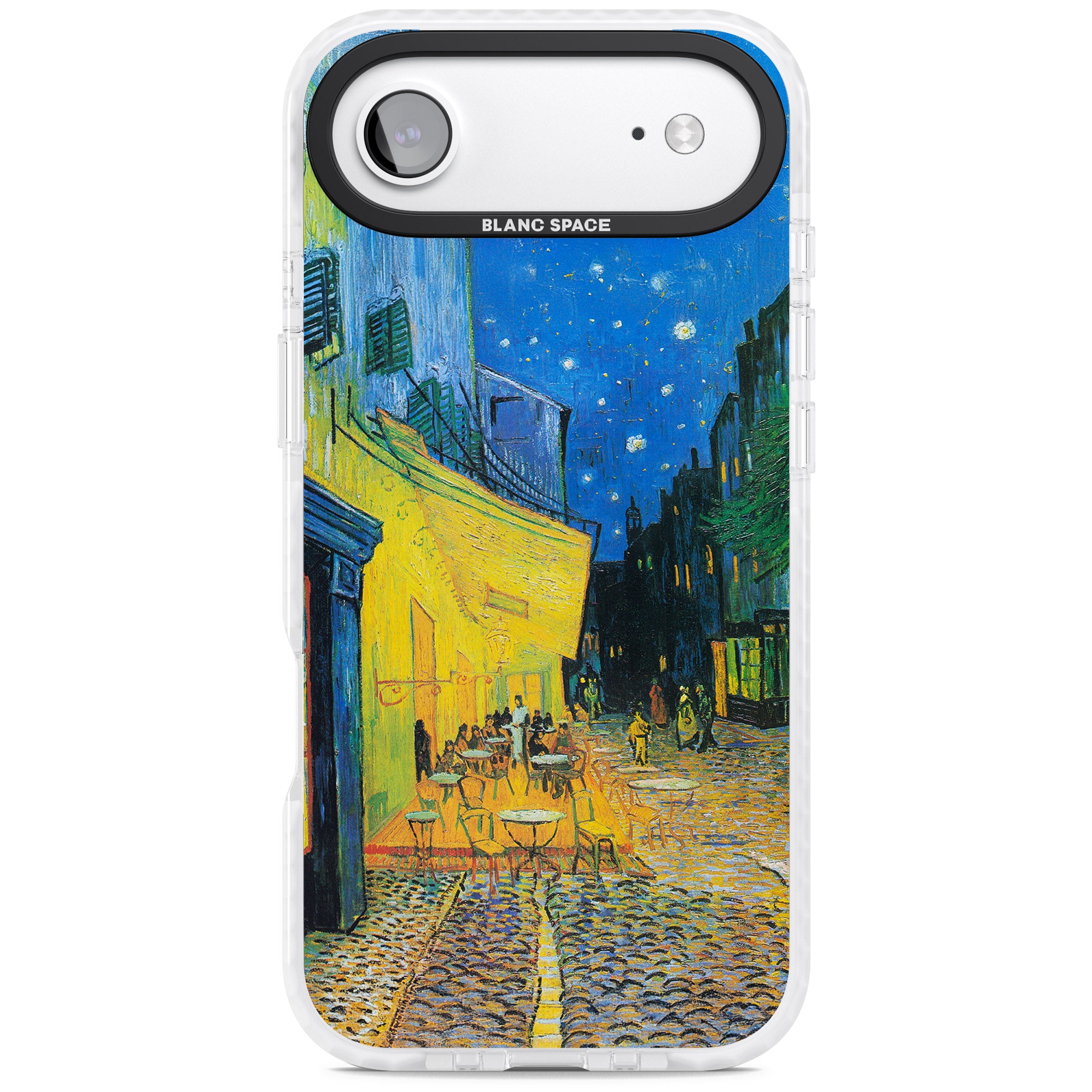 Café Terrace At Night iPhone 17 Air Impact Clear Phone Case