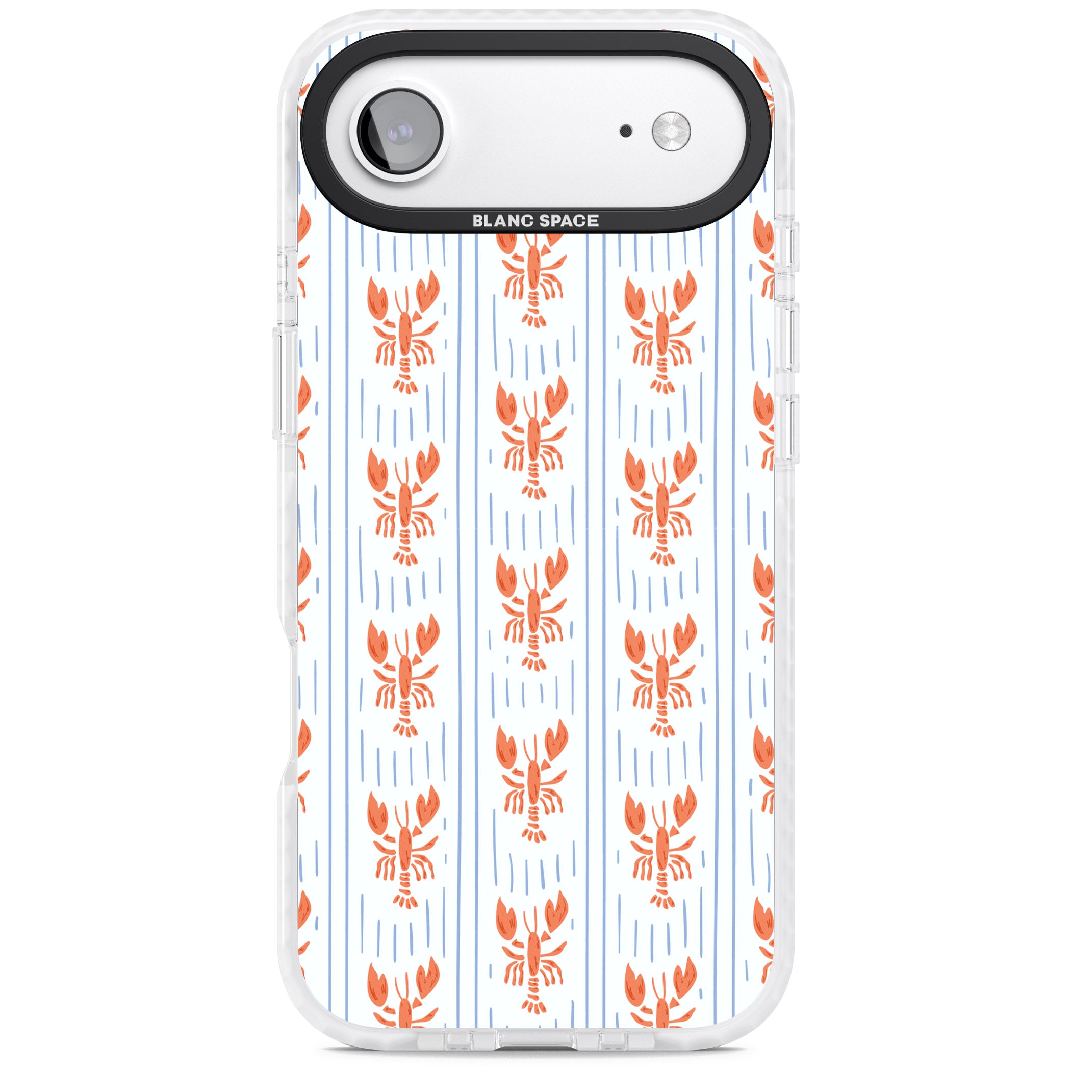 Lobster Stripes iPhone 17 Air Impact Clear Phone Case