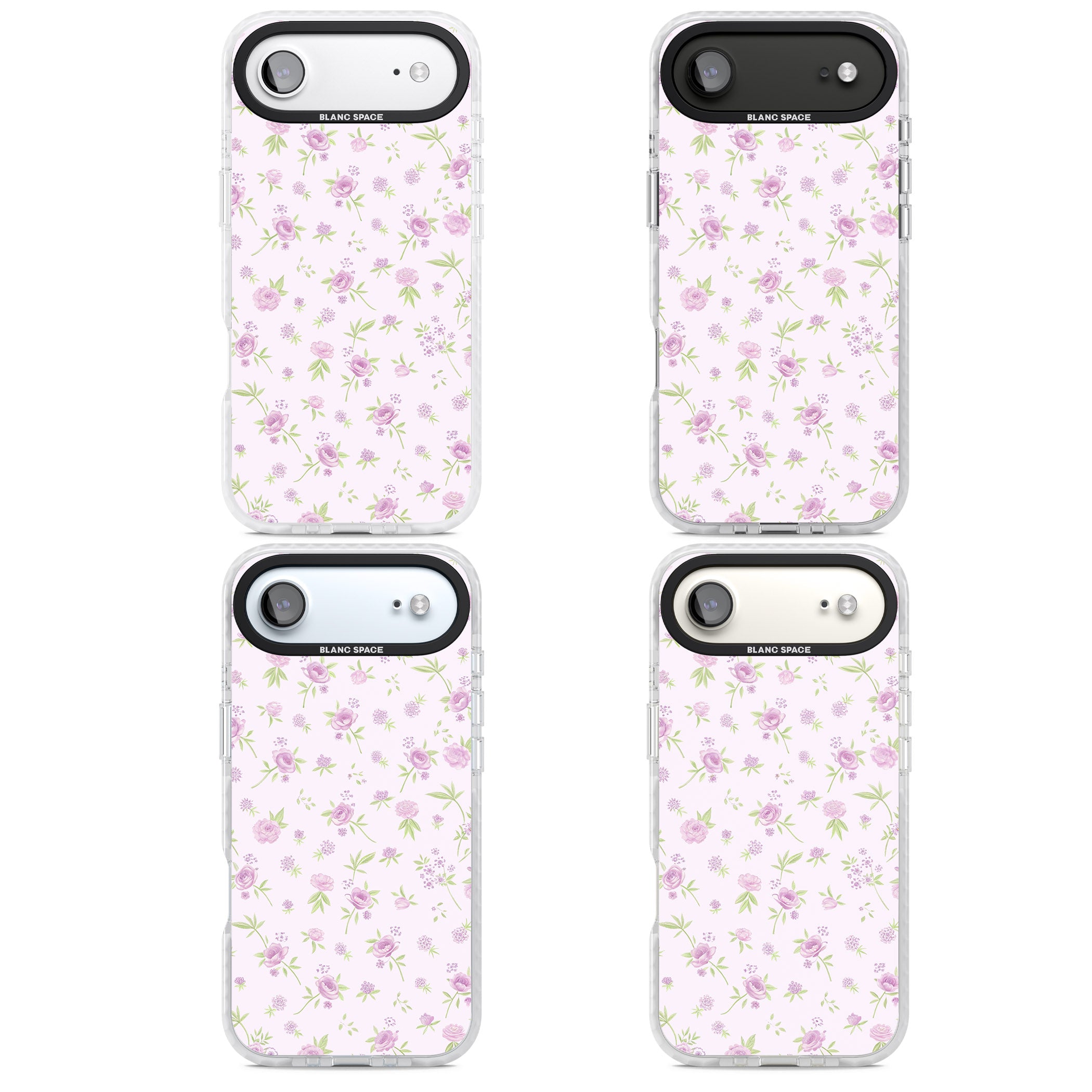Pink Peonies iPhone 17 Air Impact Clear Phone Case APT Impact Protection