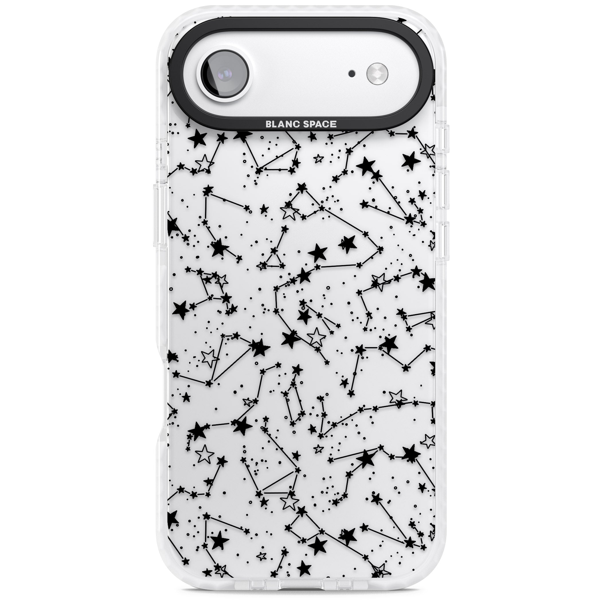 Midnight Constellations iPhone 17 Air Impact Clear Phone Case