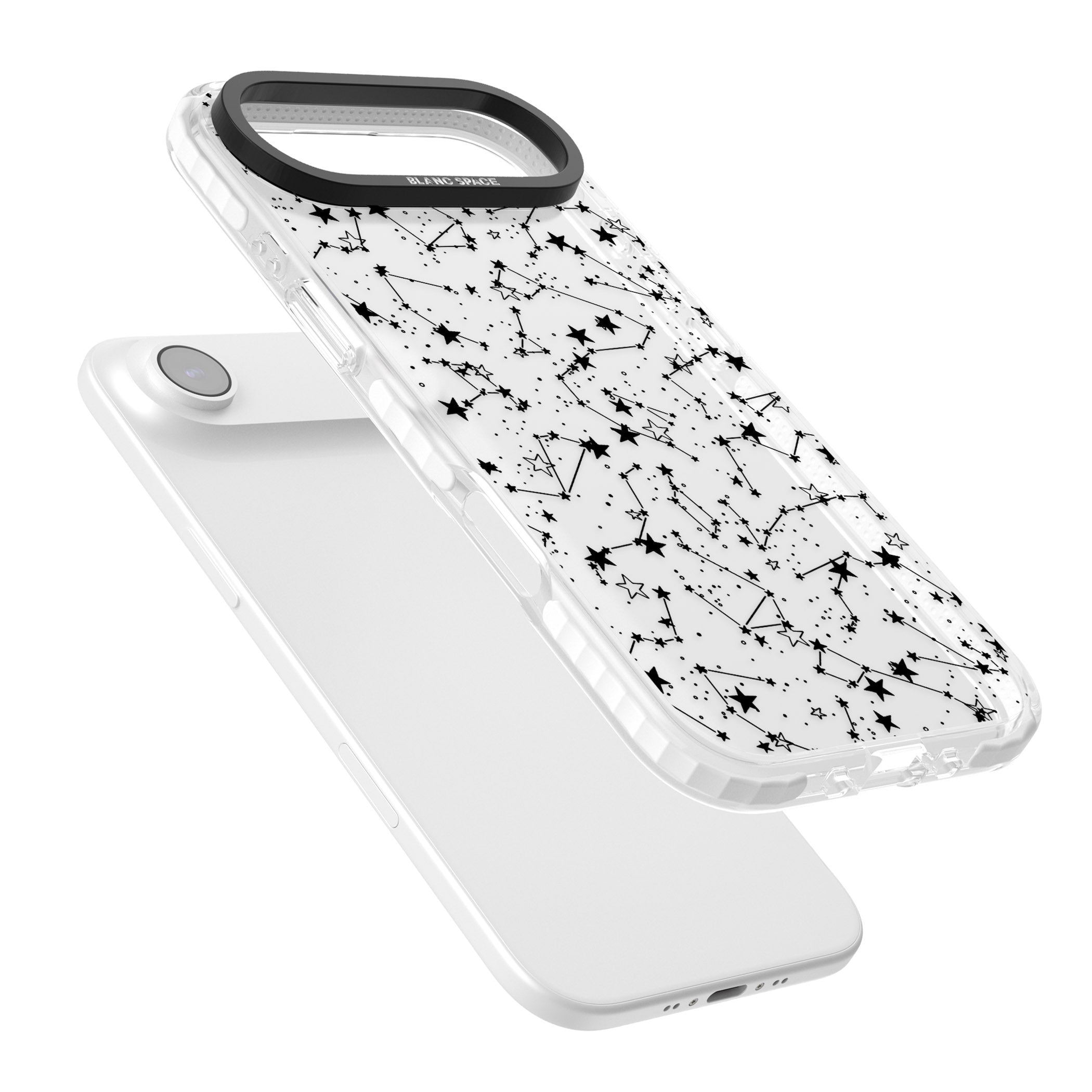 Midnight Constellations iPhone 17 Air Impact Clear Phone Case Colours