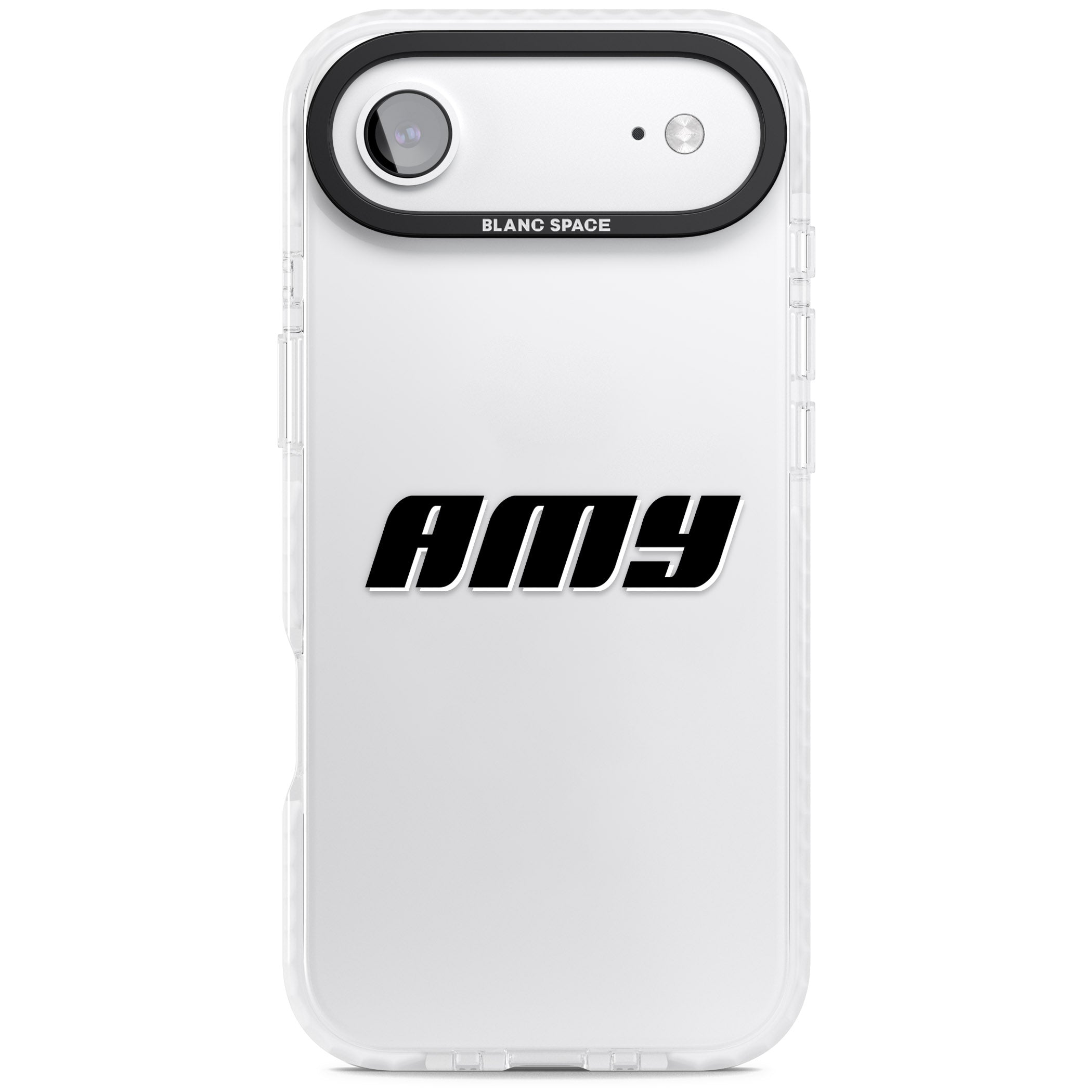 Personalised Bold Name iPhone 17 Air Impact Clear Phone Case