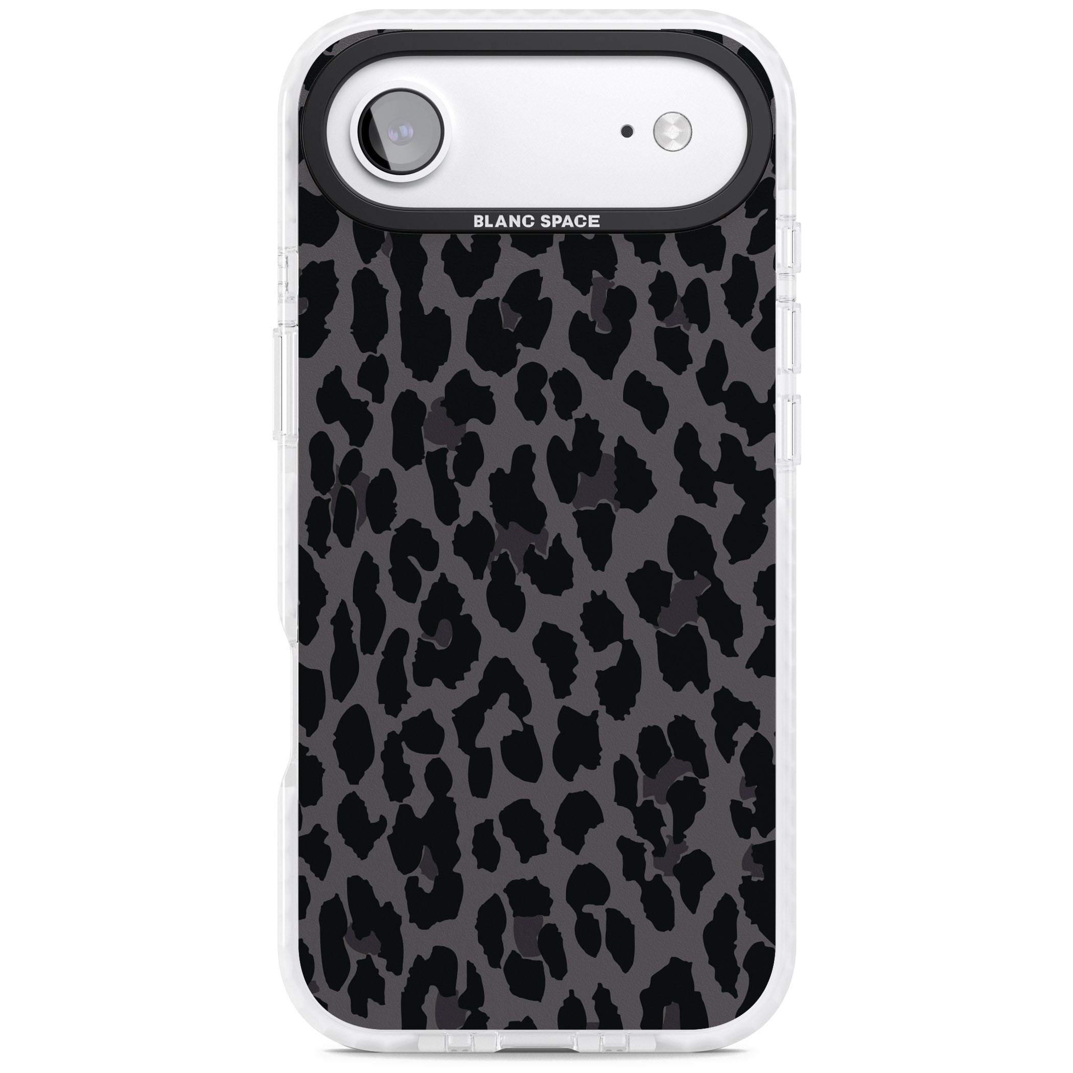 Dark Leopard Print iPhone 17 Air Impact Clear Phone Case