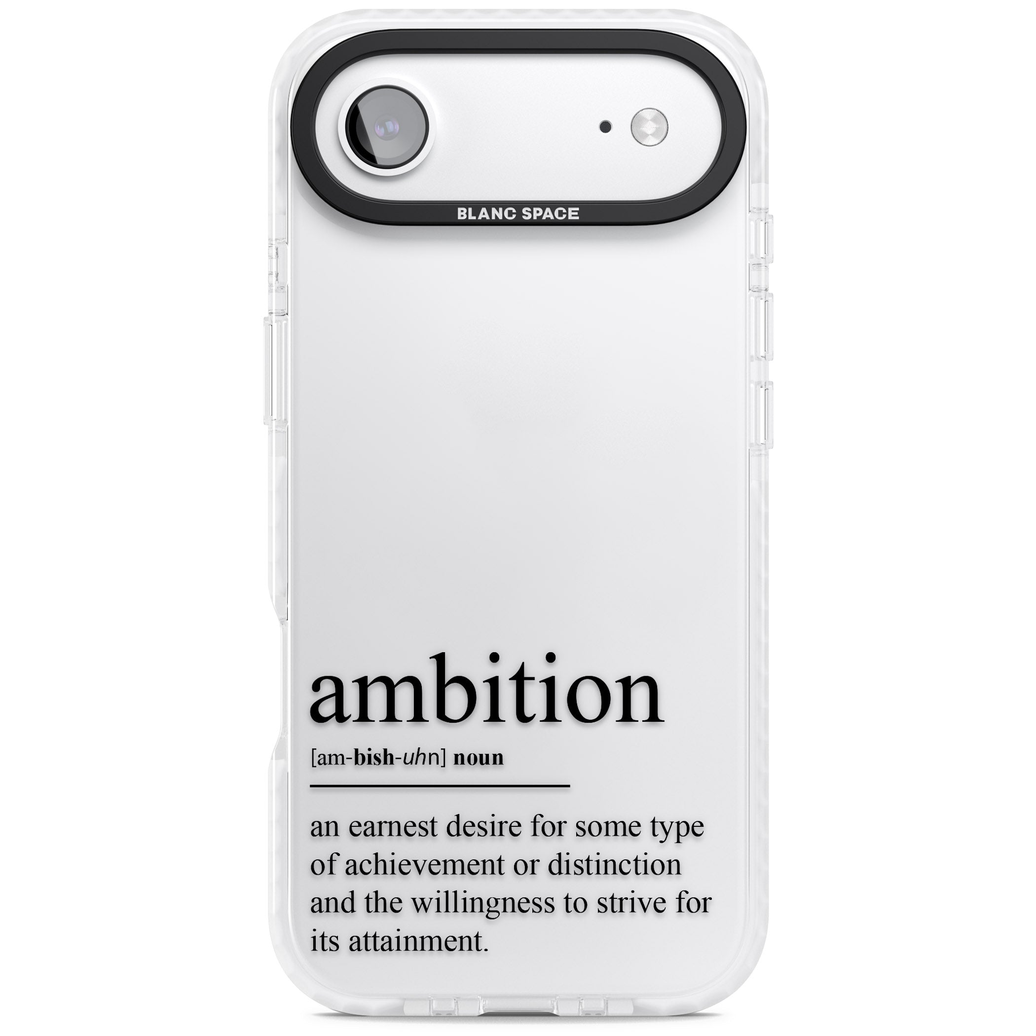Ambition iPhone 17 Air Impact Clear Phone Case