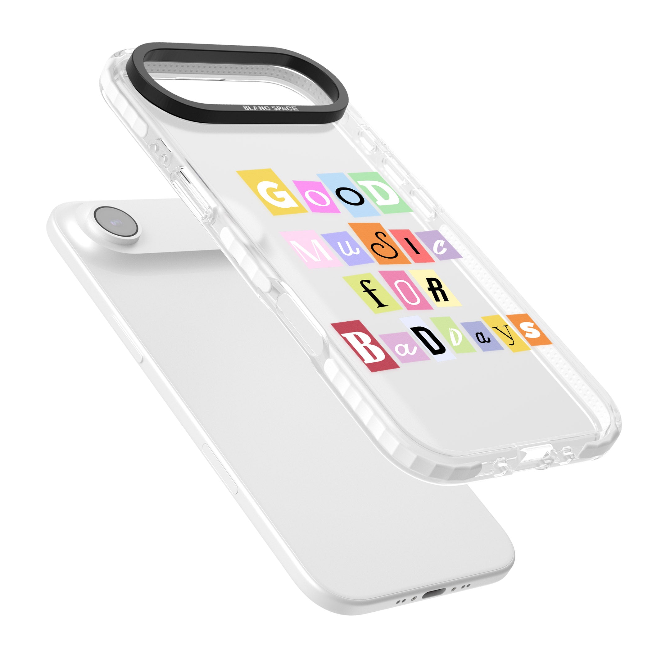 Good Music For Bad Days iPhone 17 Air Impact Clear Phone Case Colours