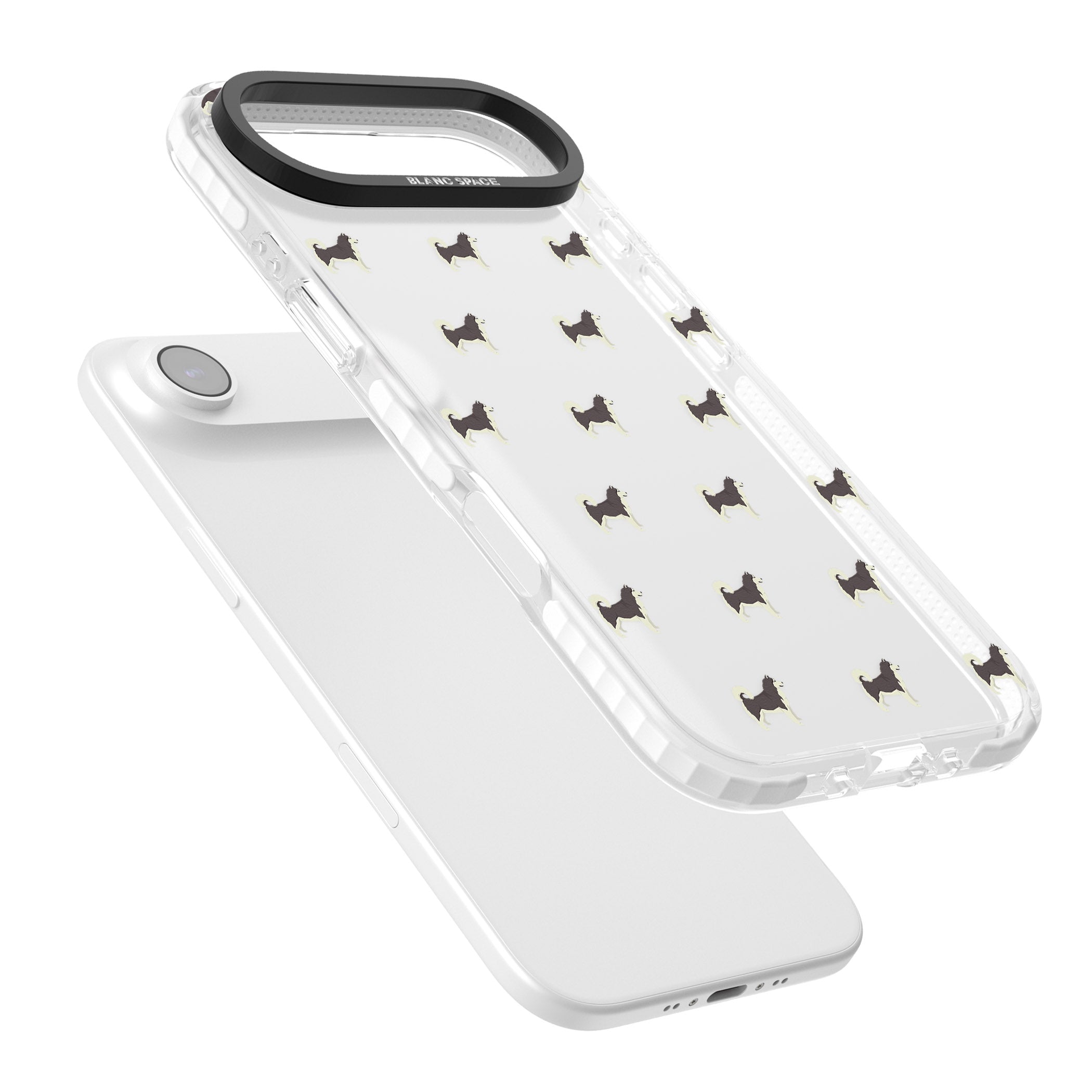 Alaskan Malamute Dog Pattern iPhone 17 Air Impact Clear Phone Case Colours