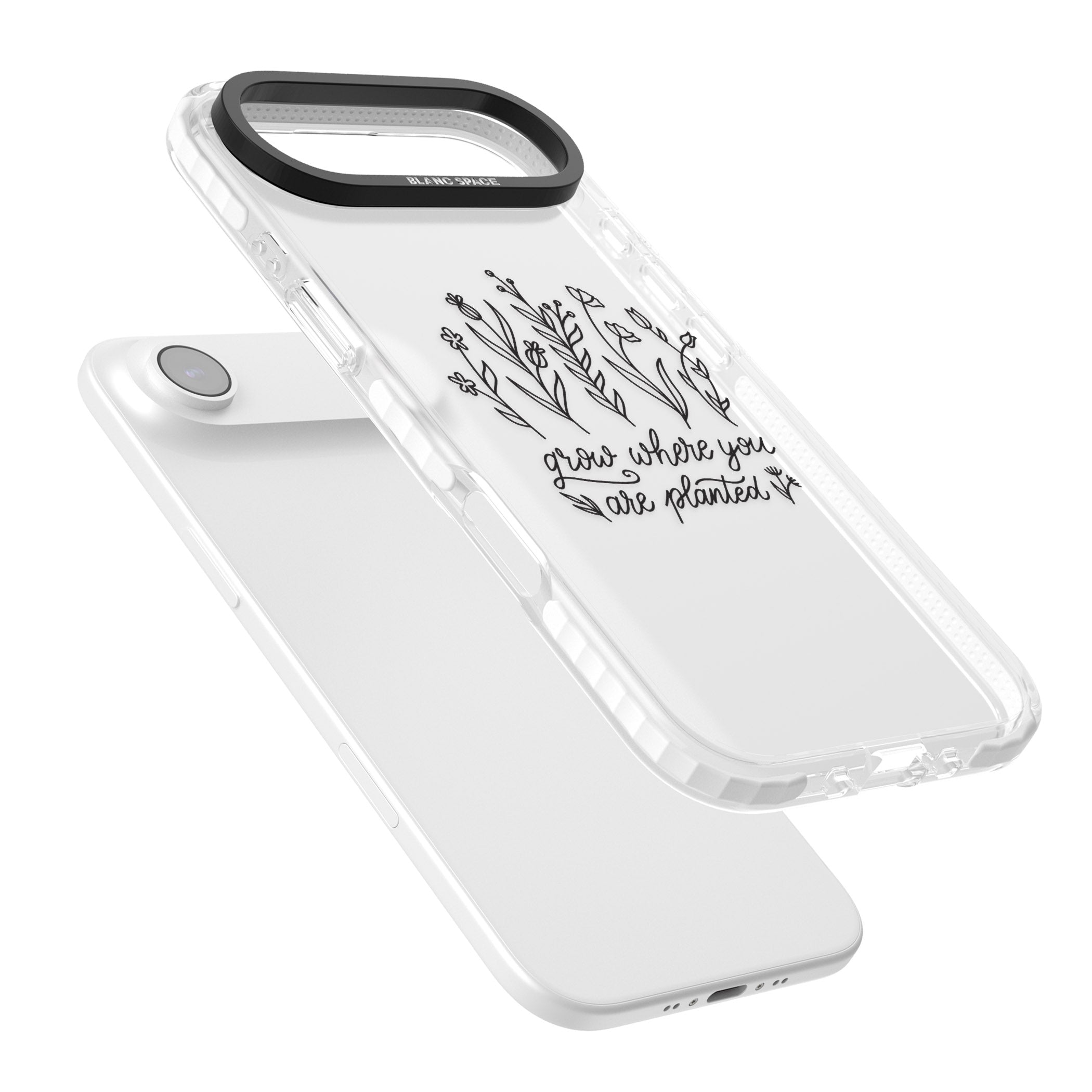 Grow Where You Are Planted iPhone 17 Air Impact Clear Phone Case Colours