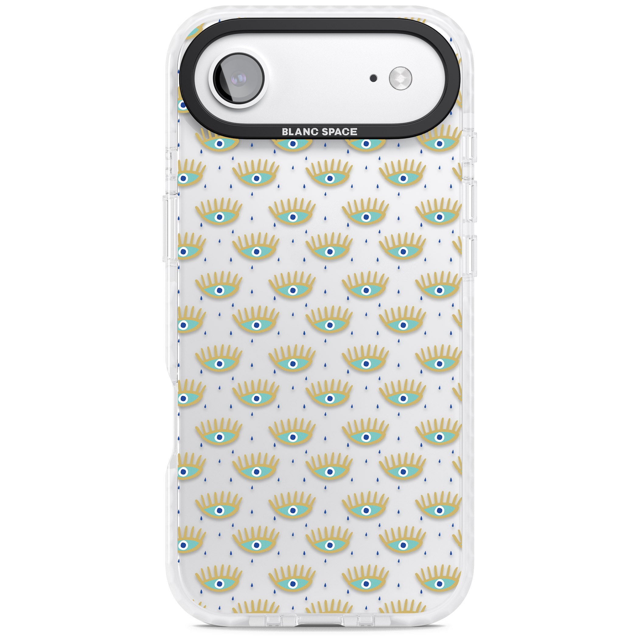 Crying Eyes Pattern iPhone 17 Air Impact Clear Phone Case