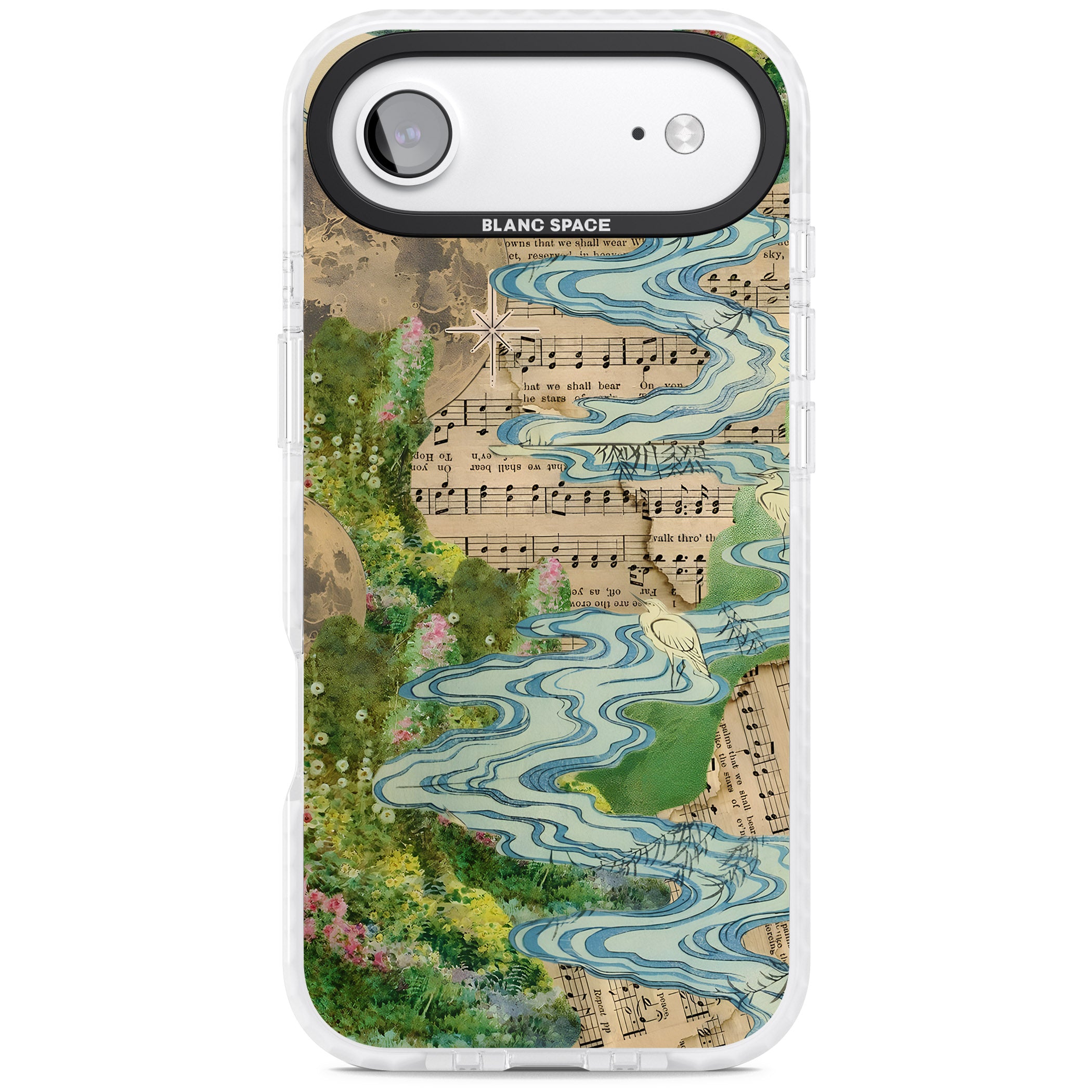 Musical River iPhone 17 Air Impact Clear Phone Case