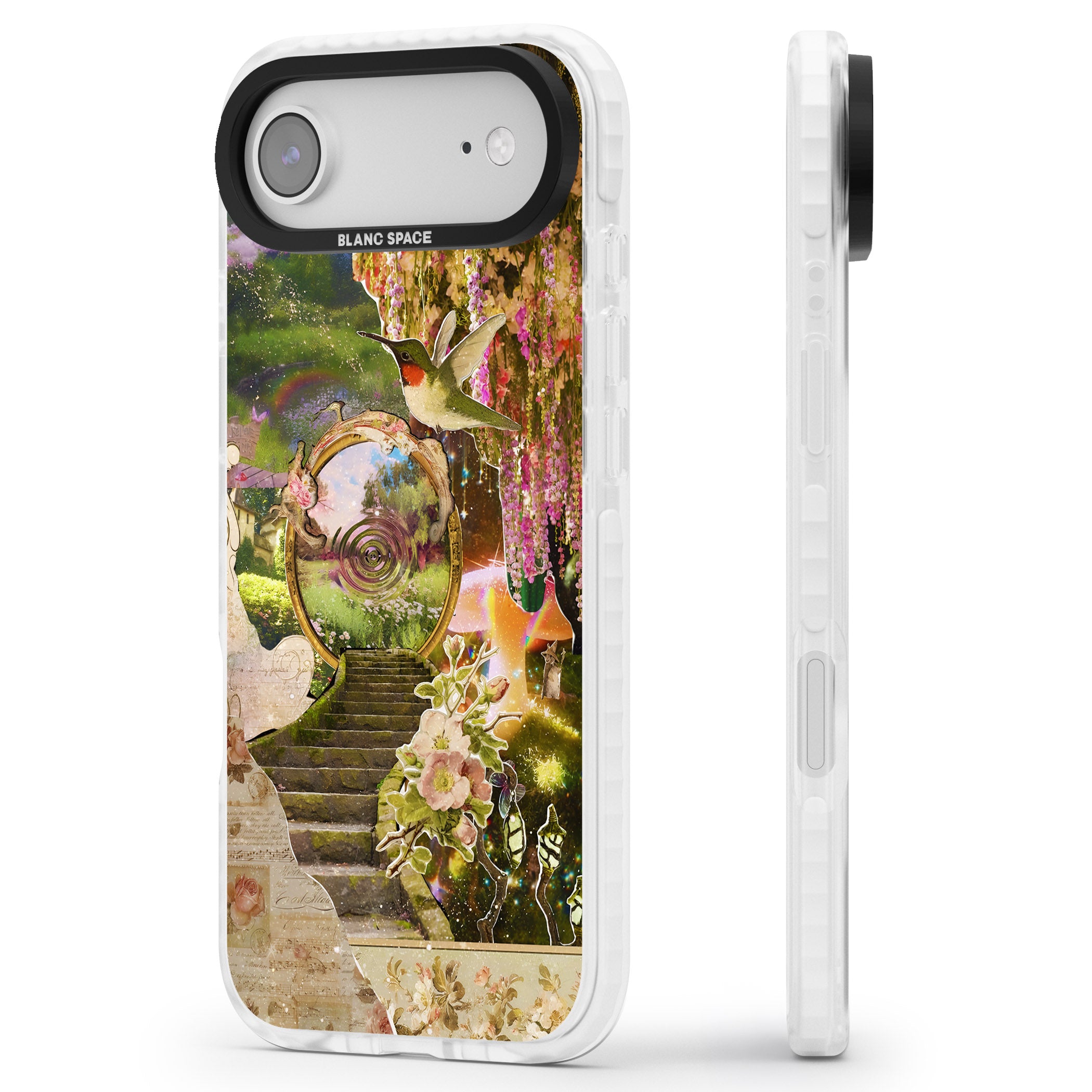 Fairy Portal iPhone 17 Air Impact Clear Phone Case Side Profile
