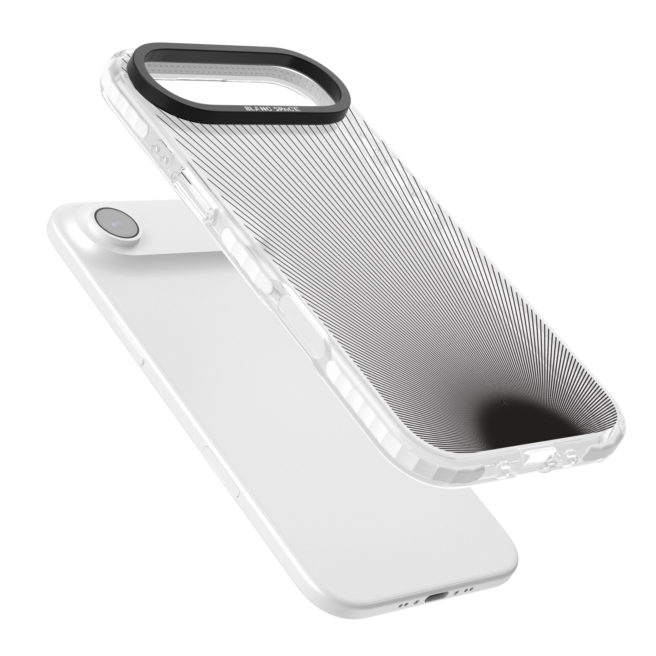 Linear Sunburst iPhone 17 Air Impact Clear Phone Case Colours