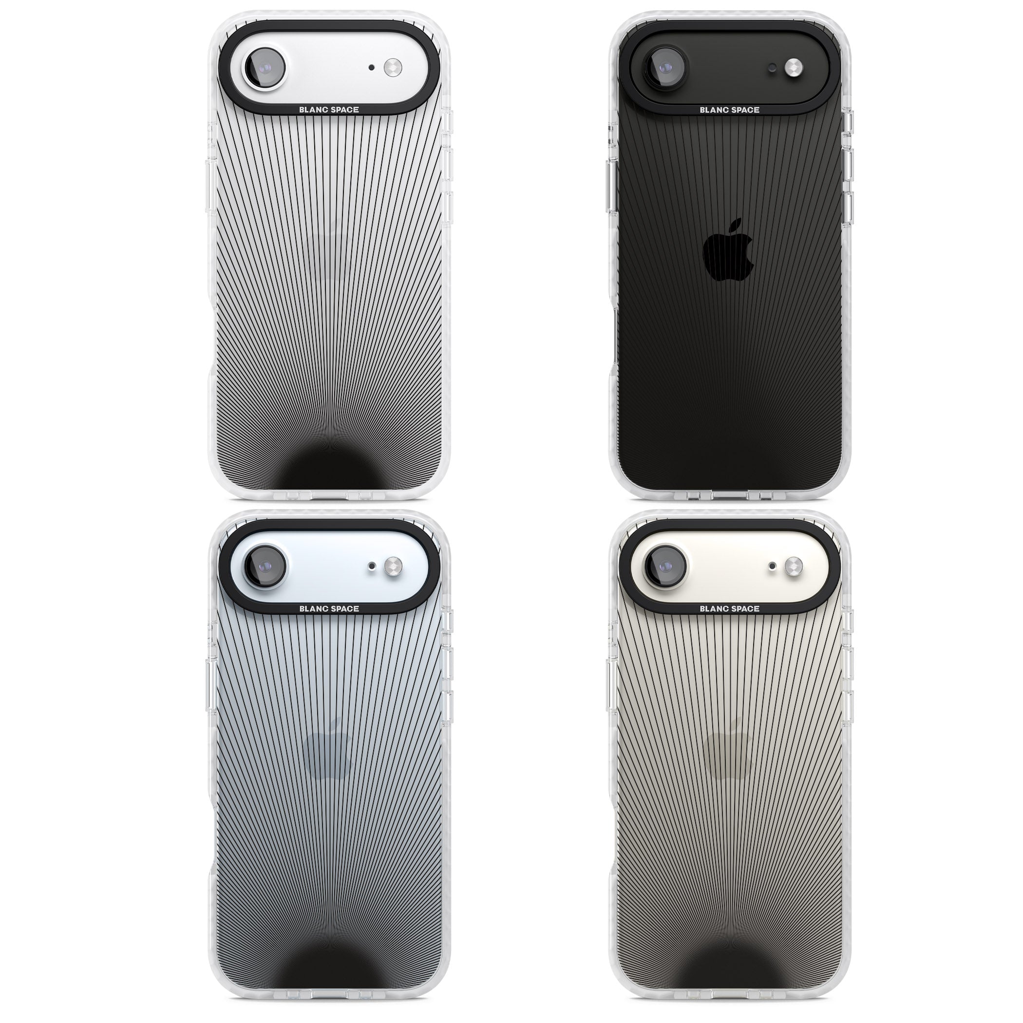 Linear Sunburst iPhone 17 Air Impact Clear Phone Case APT Impact Protection