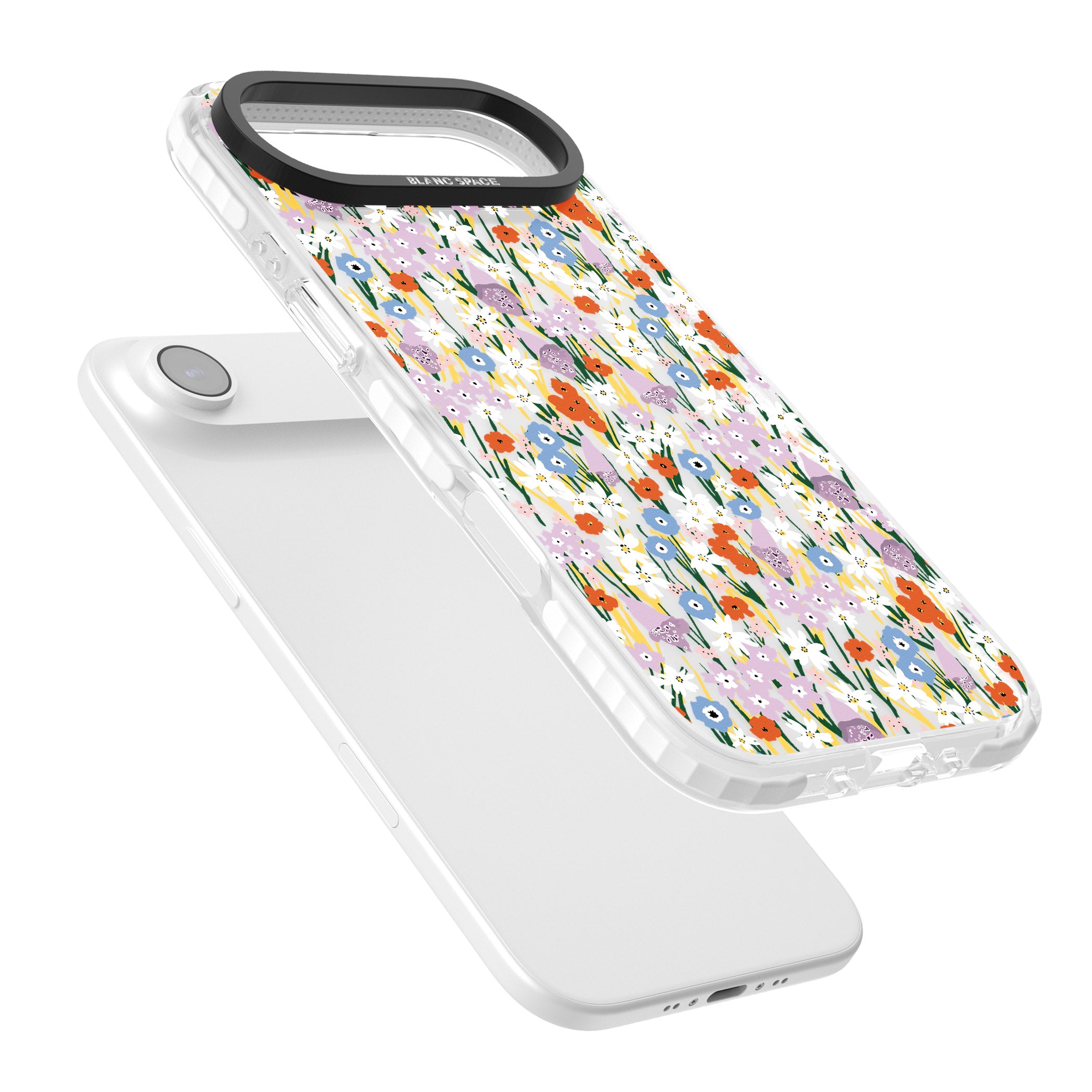 Vibrant Floral Garden iPhone 17 Air Impact Clear Phone Case Colours