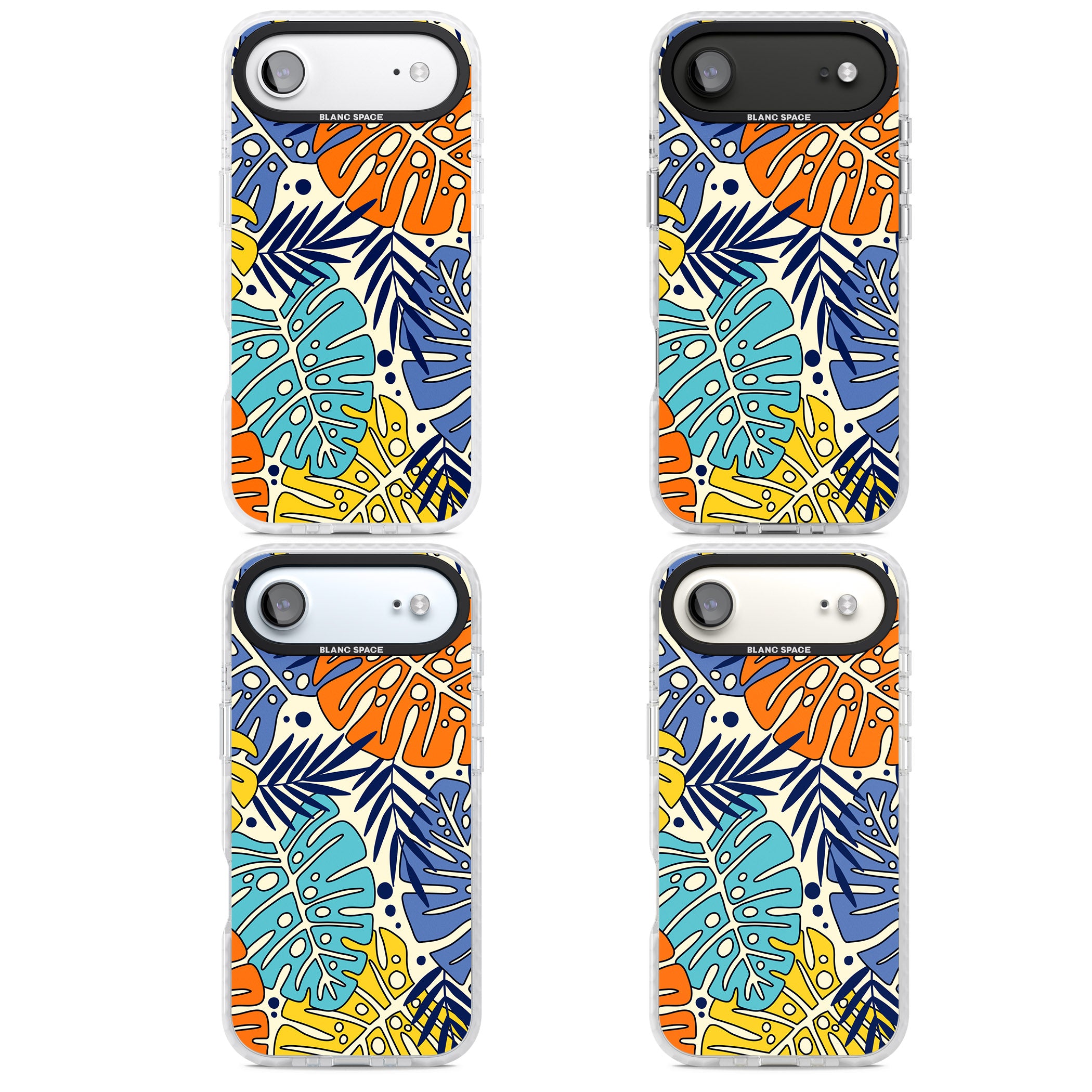 Beach Leaves iPhone 17 Air Impact Clear Phone Case APT Impact Protection