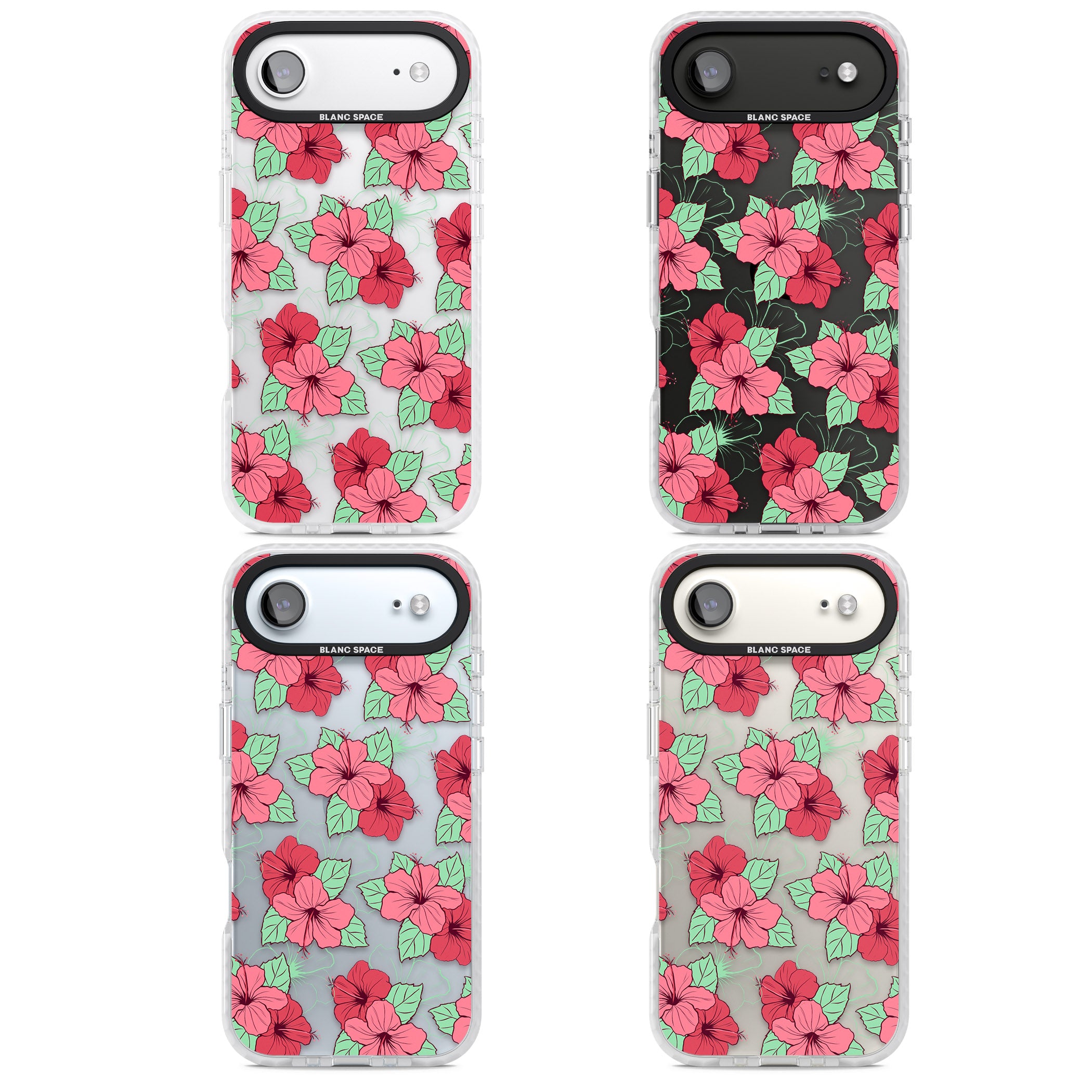 Pink Peony iPhone 17 Air Impact Clear Phone Case APT Impact Protection