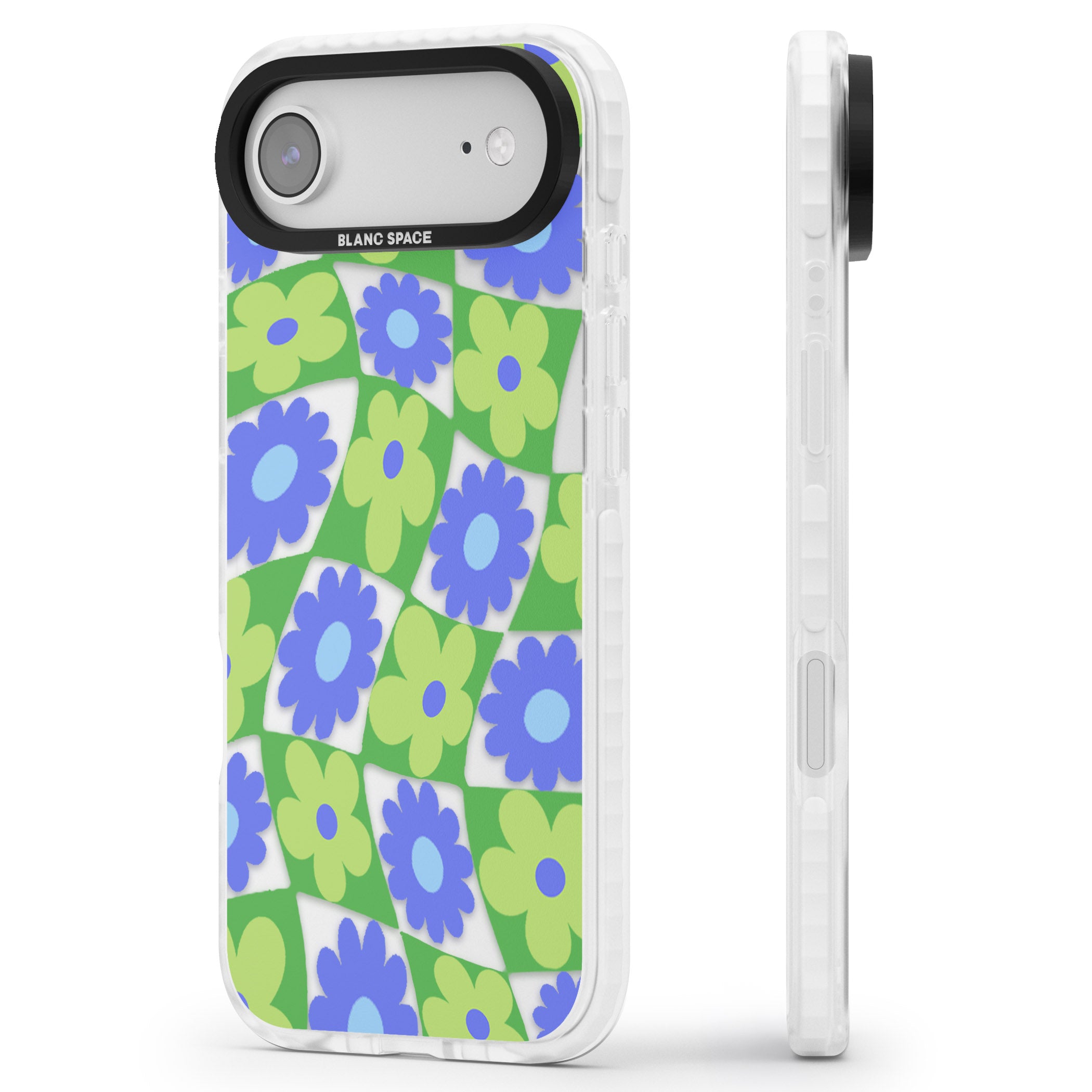 Garden Party iPhone 17 Air Impact Clear Phone Case Side Profile