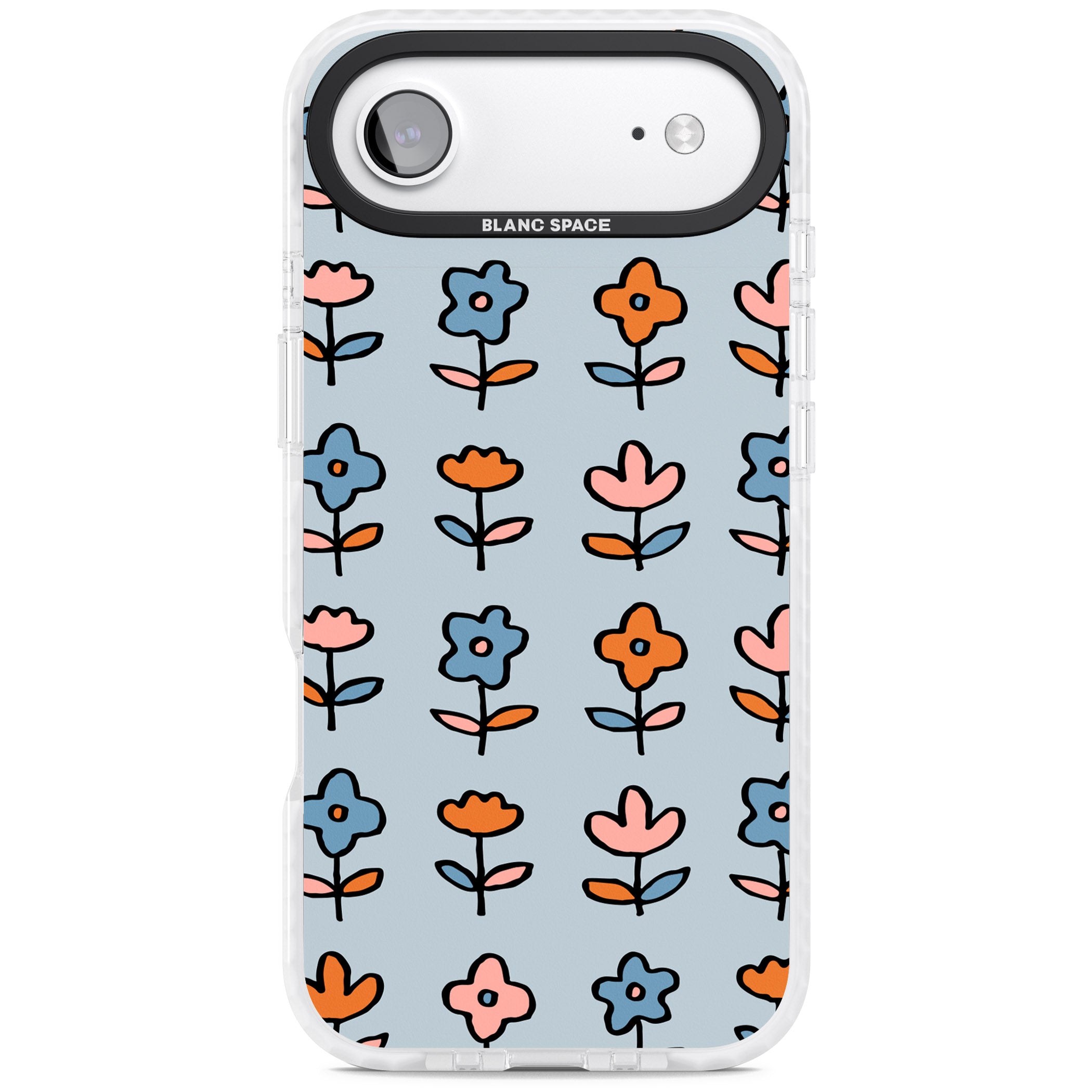 Vintage Floral Array iPhone 17 Air Impact Clear Phone Case