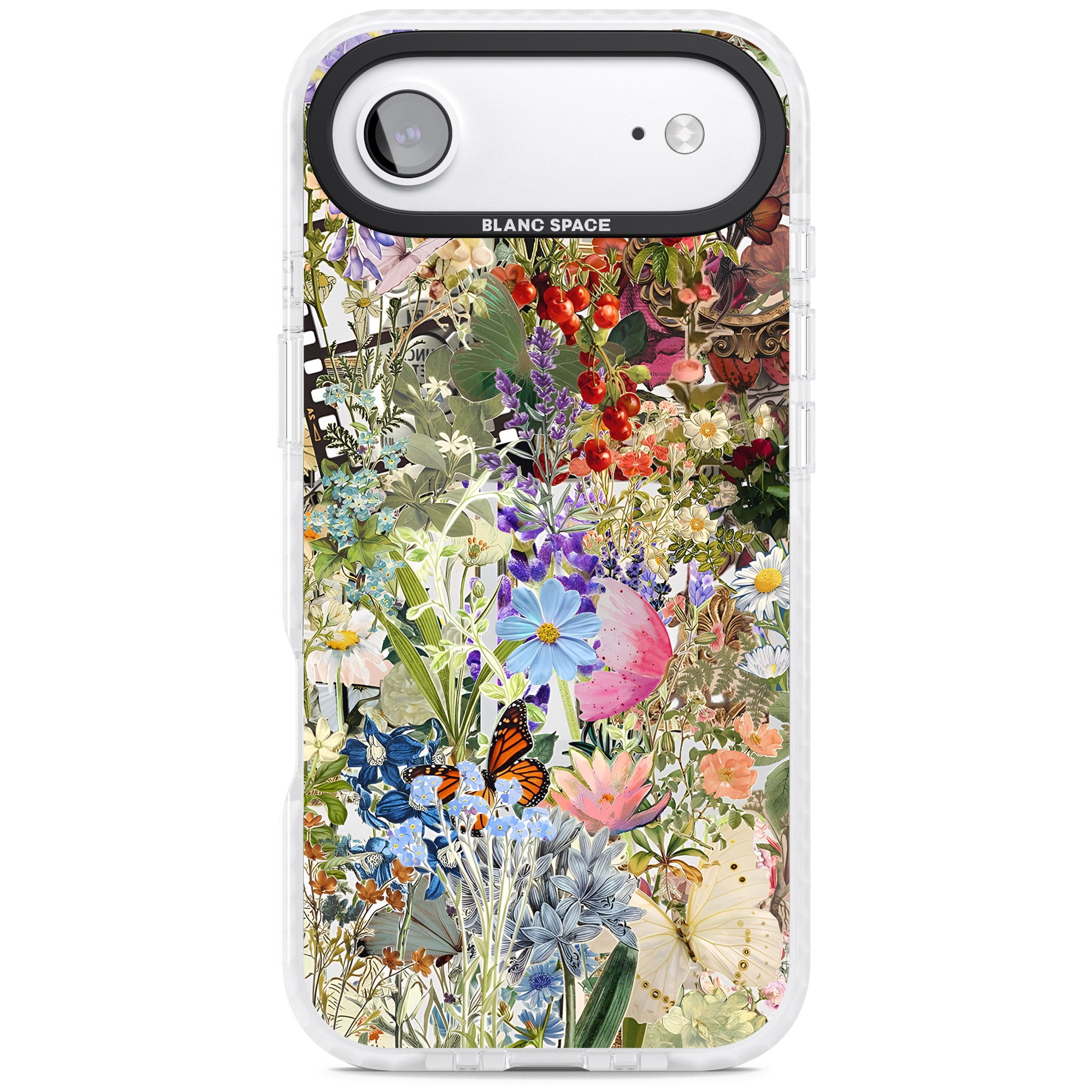 Flower Mix Collage iPhone 17 Air Impact Clear Phone Case