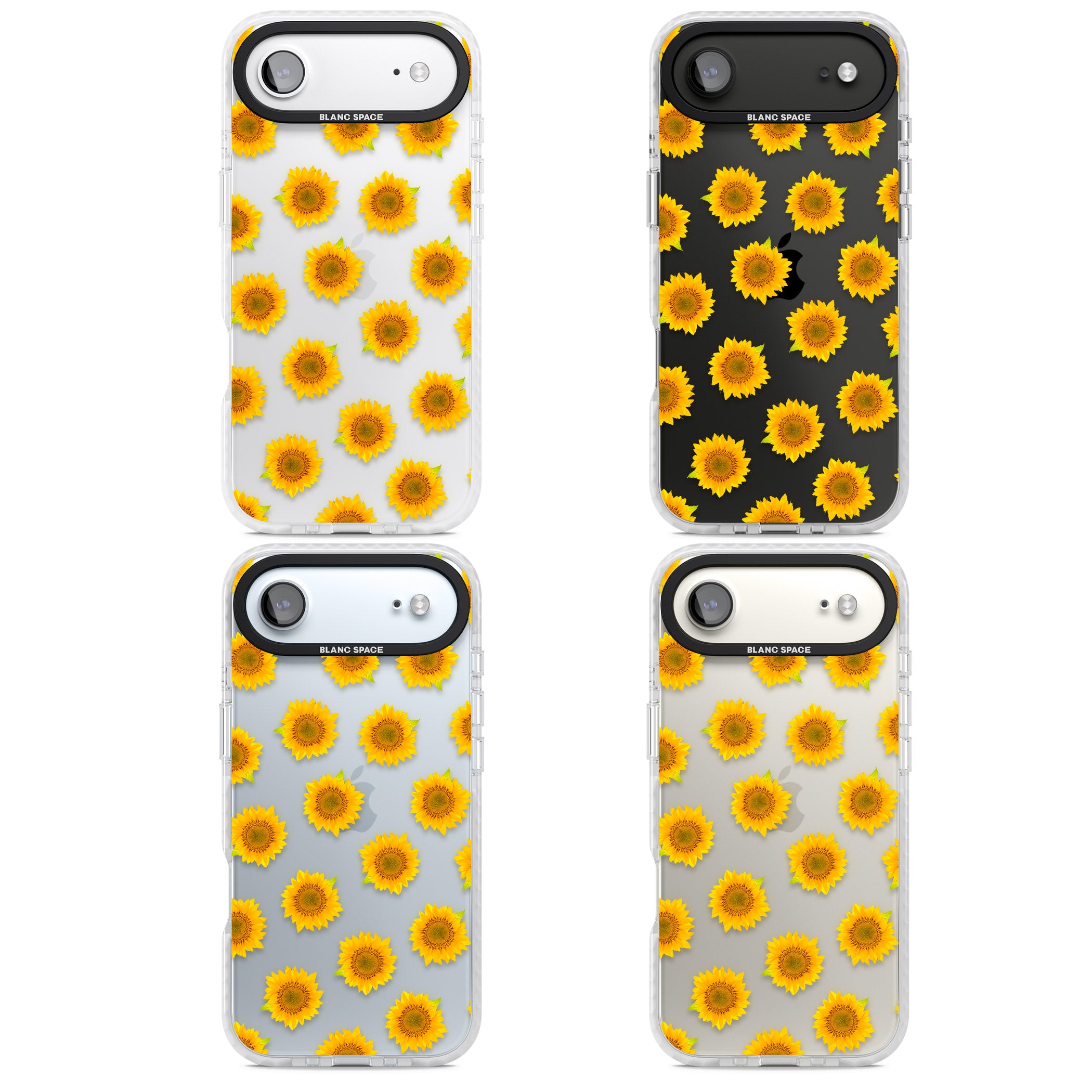Sunflower Flourish iPhone 17 Air Impact Clear Phone Case APT Impact Protection