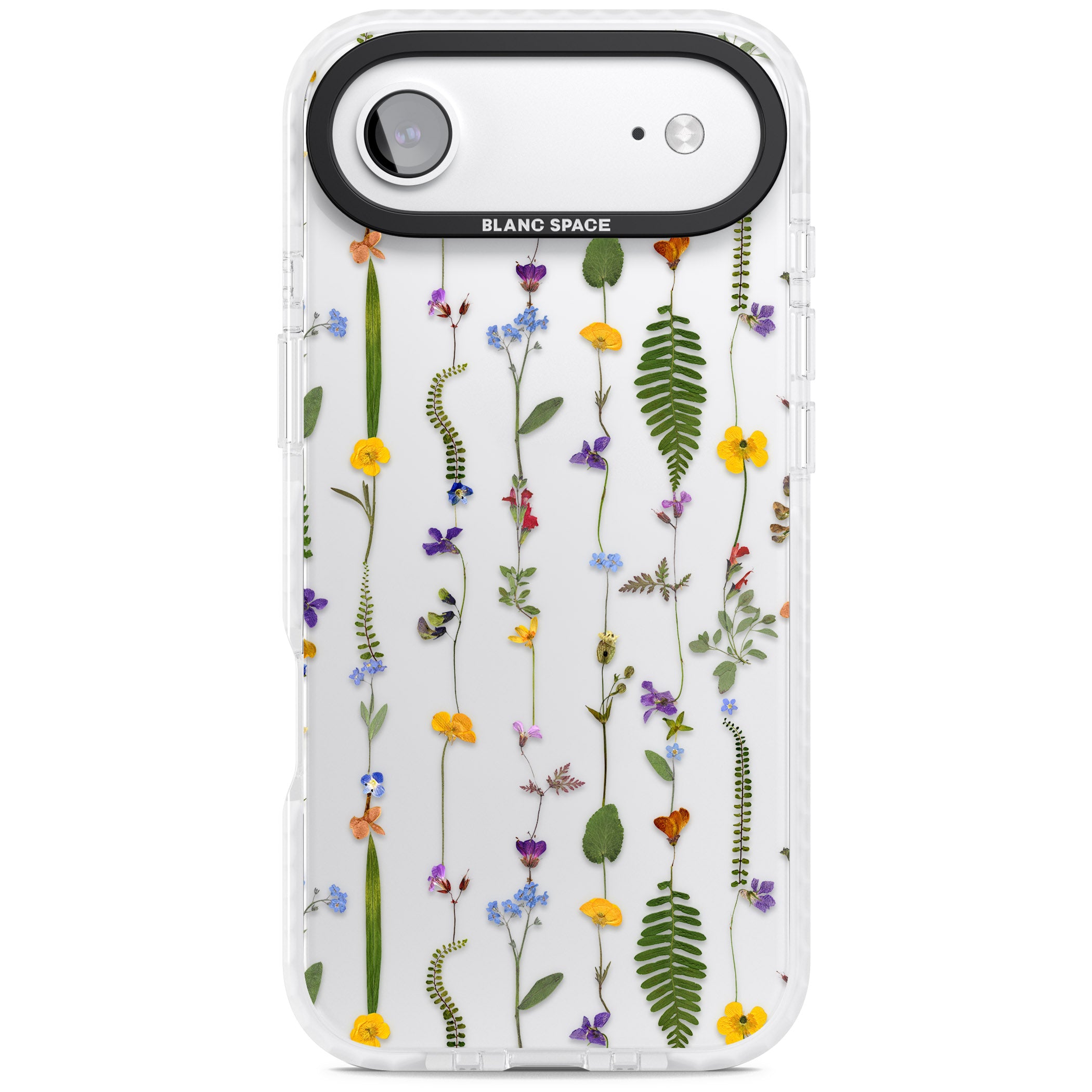 Wildflower Chain iPhone 17 Air Impact Clear Phone Case