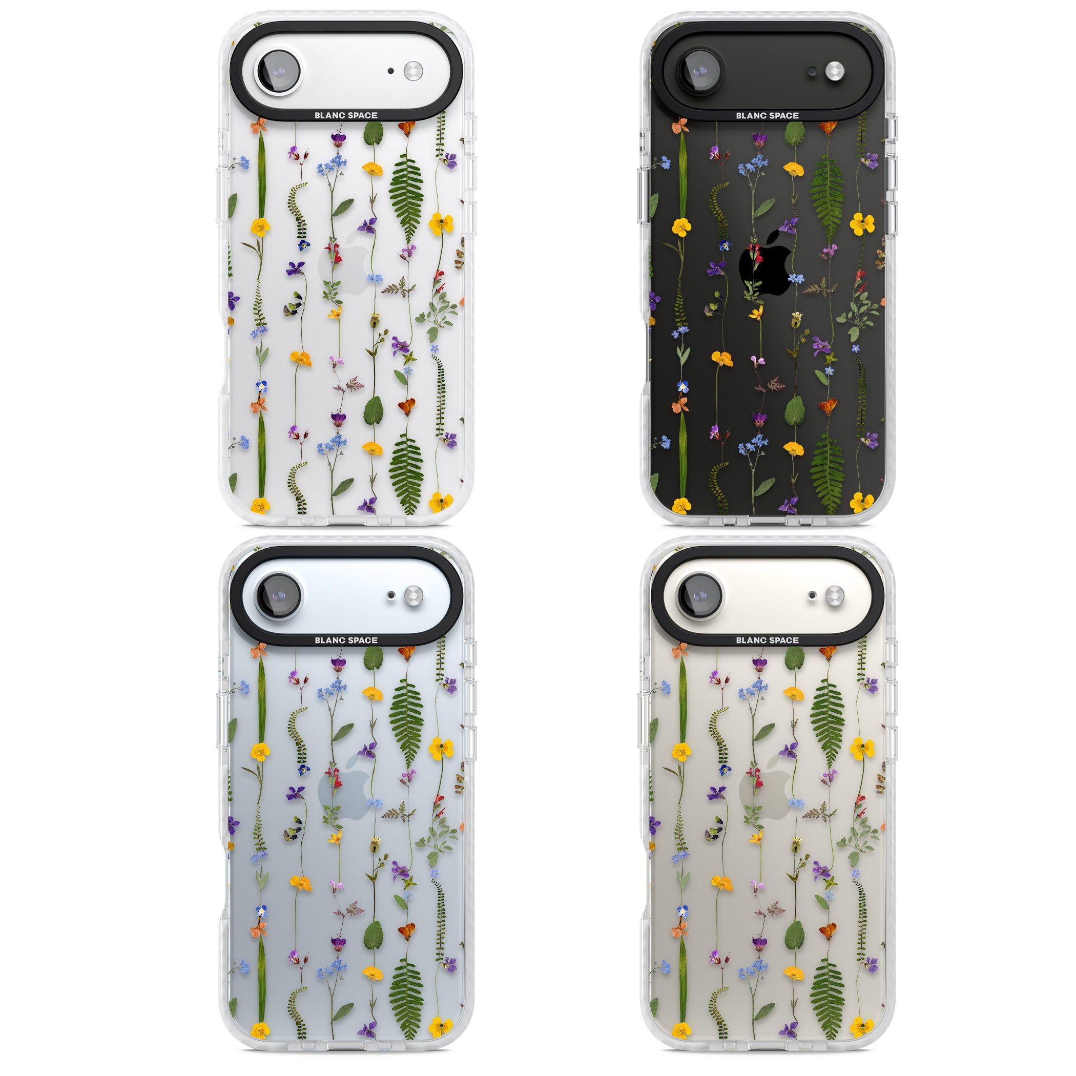 Wildflower Chain iPhone 17 Air Impact Clear Phone Case APT Impact Protection