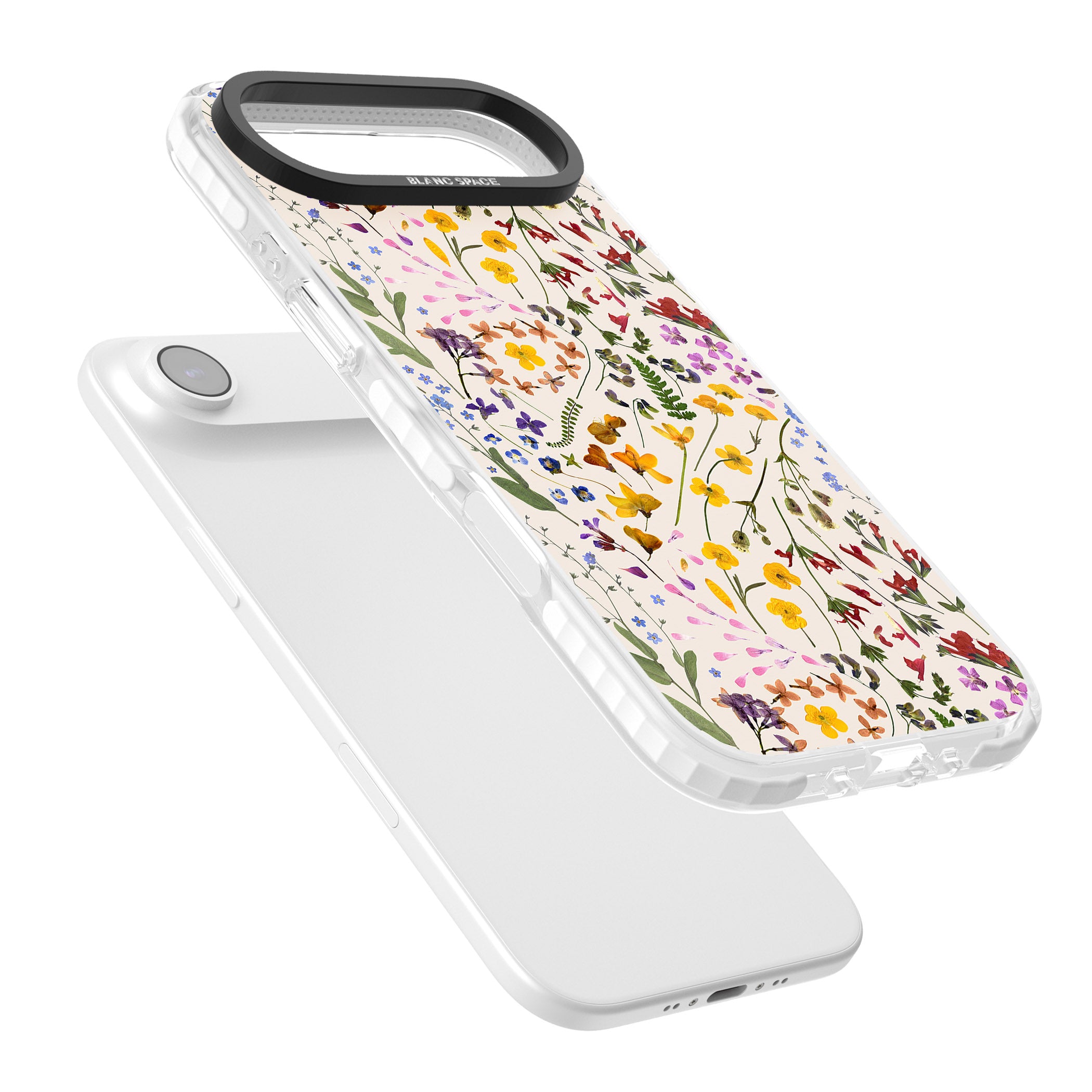 Wildflower Bouquet Cream iPhone 17 Air Impact Clear Phone Case Colours