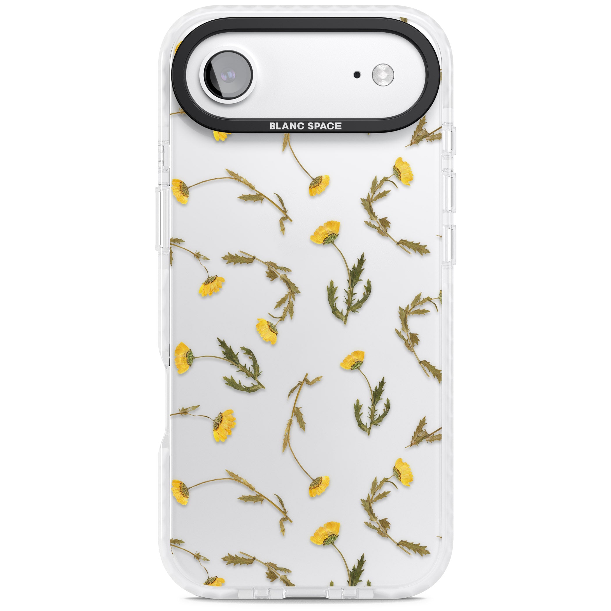 Wildflower Yellow iPhone 17 Air Impact Clear Phone Case