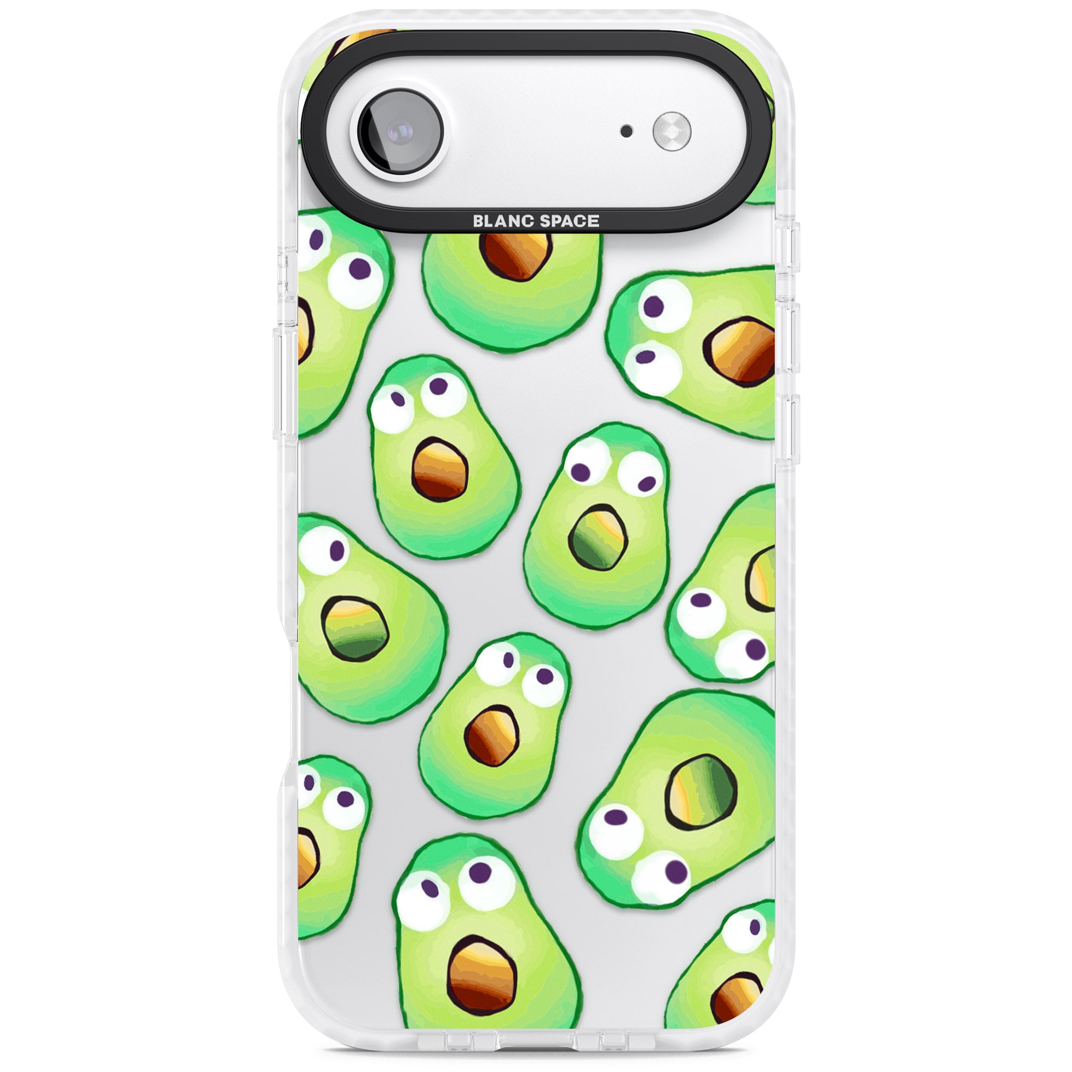 Shocked Avocados iPhone 17 Air Impact Clear Phone Case
