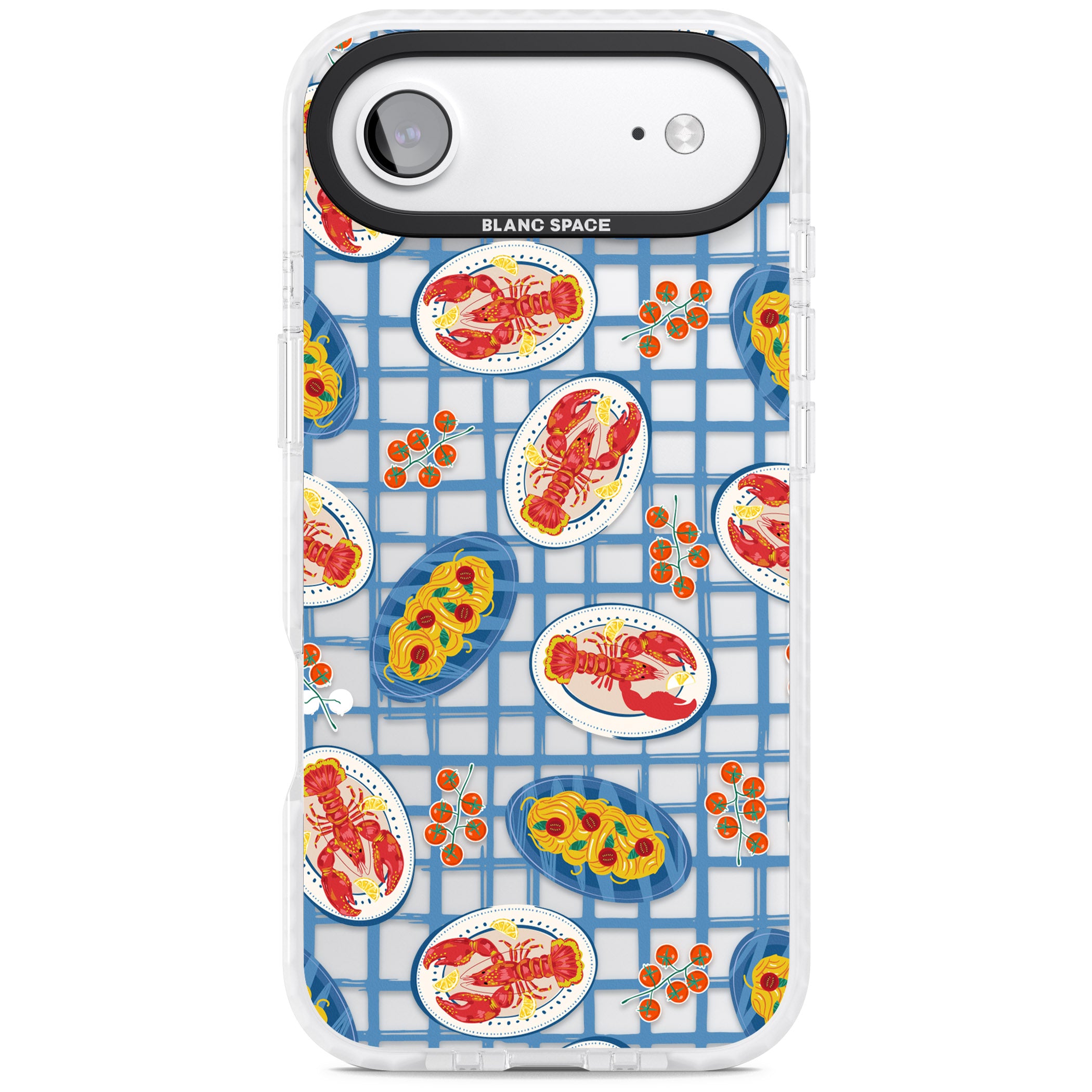 Lobster & Pasta Picnic iPhone 17 Air Impact Clear Phone Case