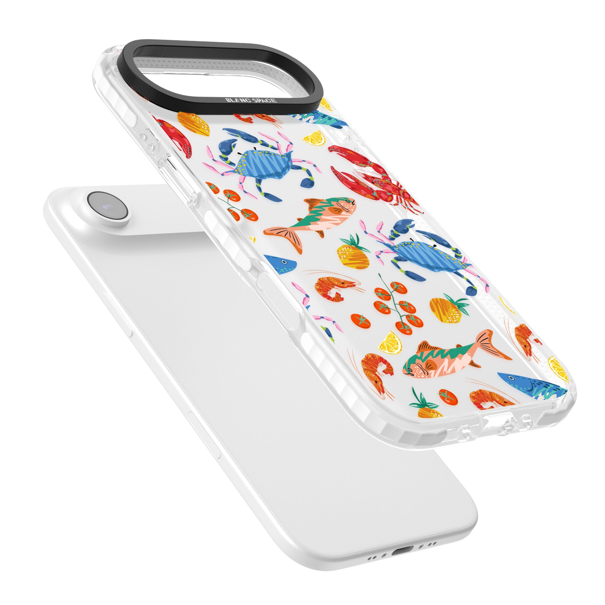 Vibrant Sealife iPhone 17 Air Impact Clear Phone Case Colours