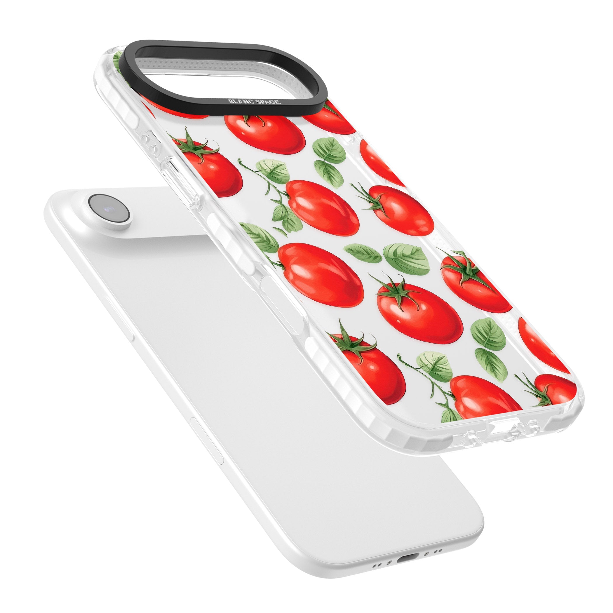 Tomato Pattern iPhone 17 Air Impact Clear Phone Case Colours