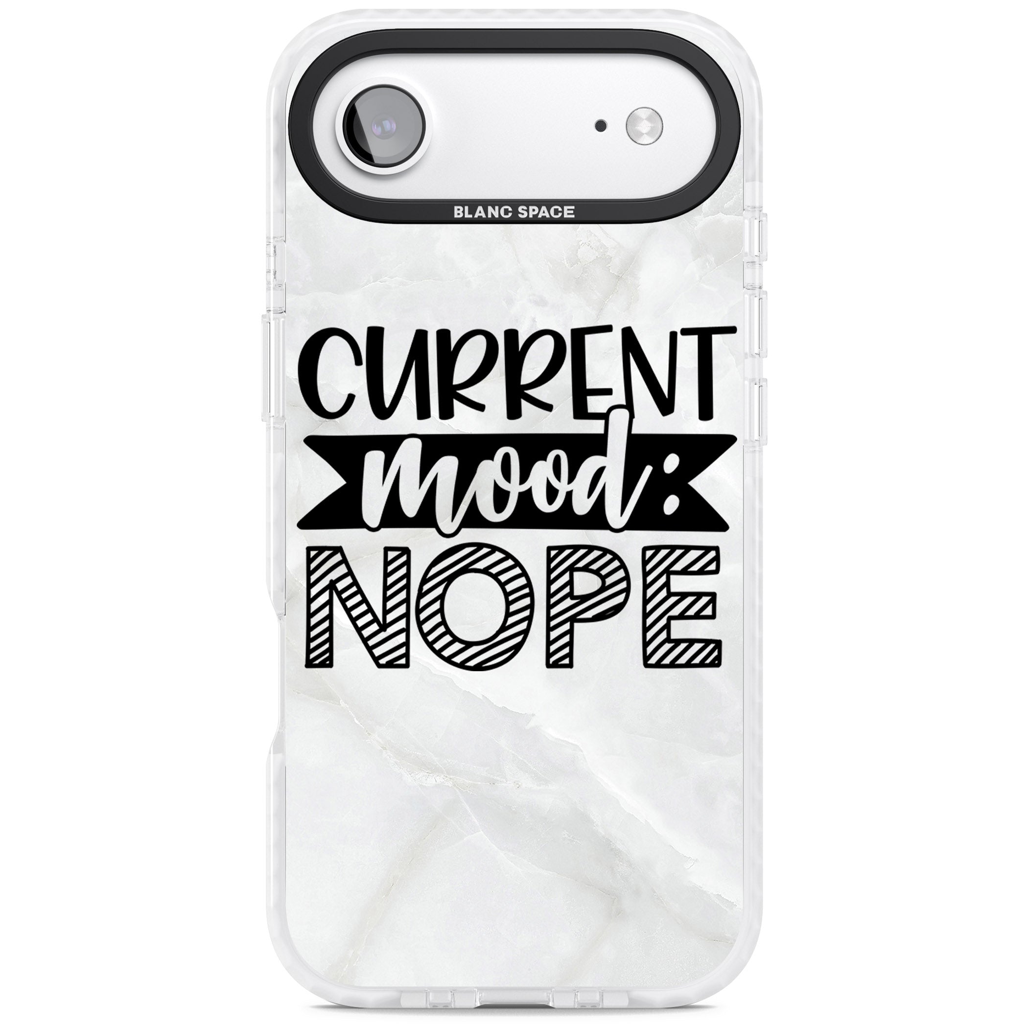 Current Mood Nope iPhone 17 Air Impact Clear Phone Case