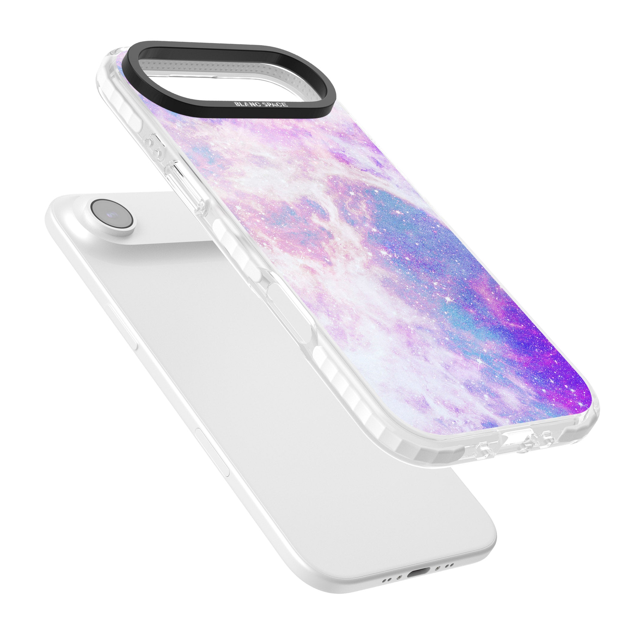 Pastel Galaxy iPhone 17 Air Impact Clear Phone Case Colours