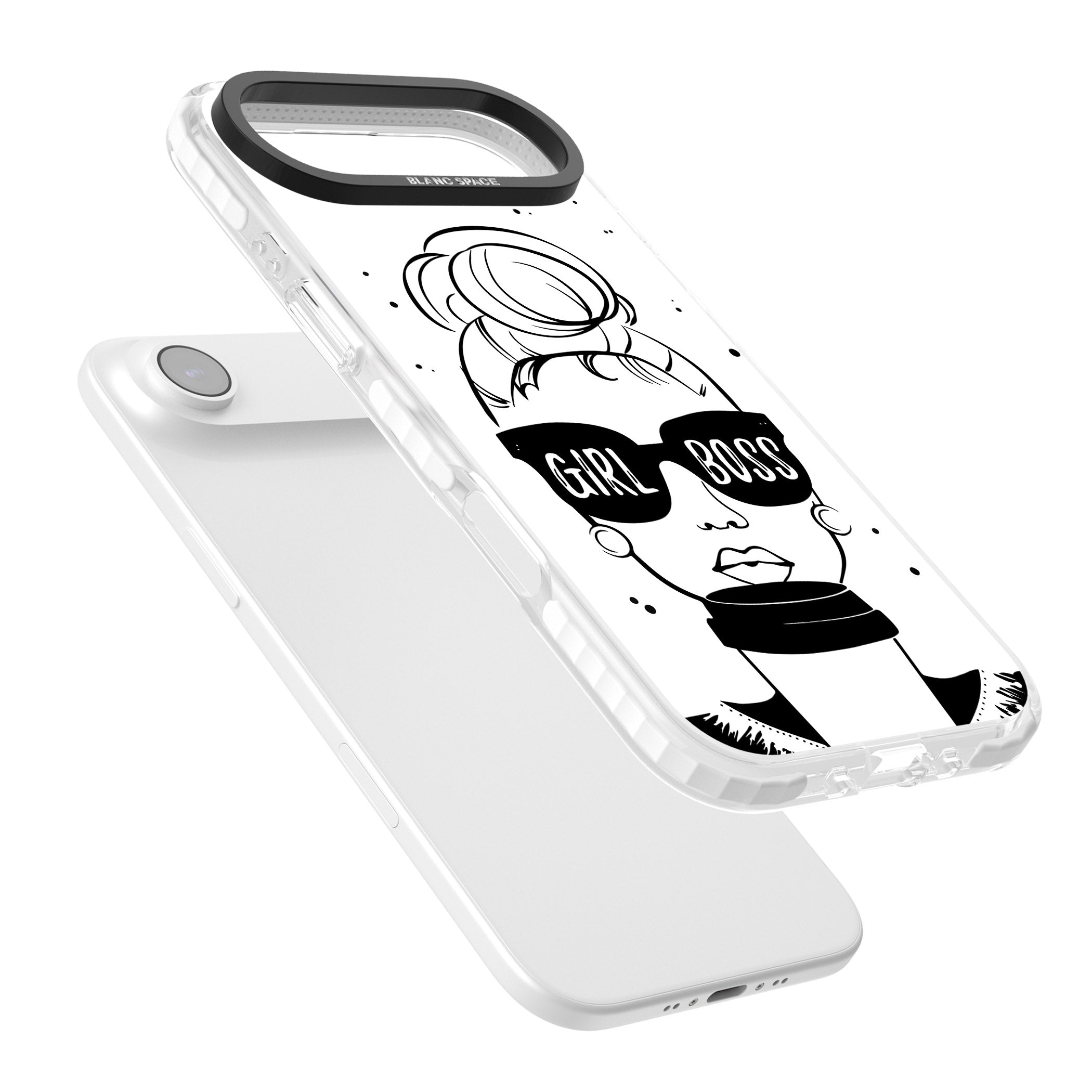 Girl Boss iPhone 17 Air Impact Clear Phone Case Colours
