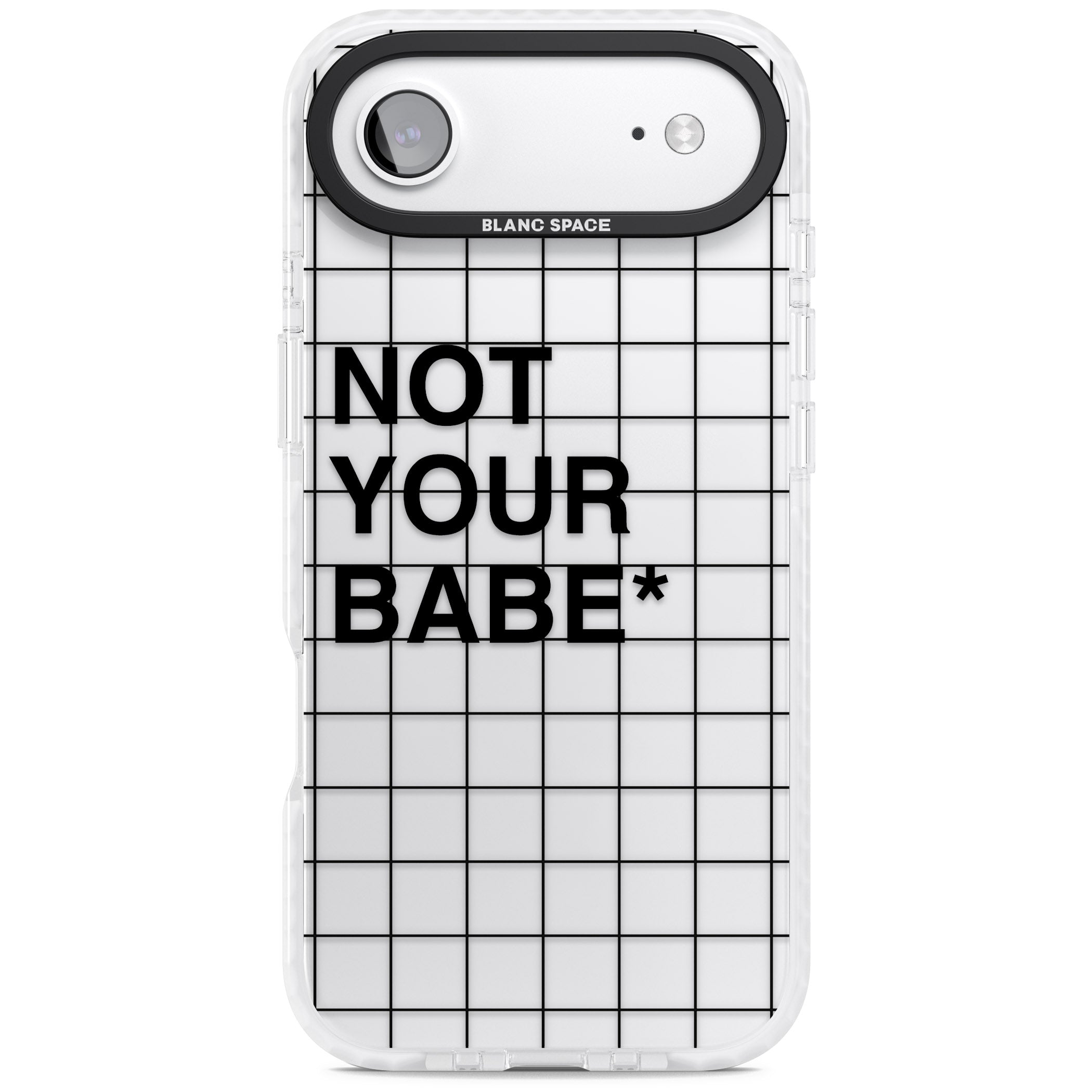 Not Your Babe iPhone 17 Air Impact Clear Phone Case