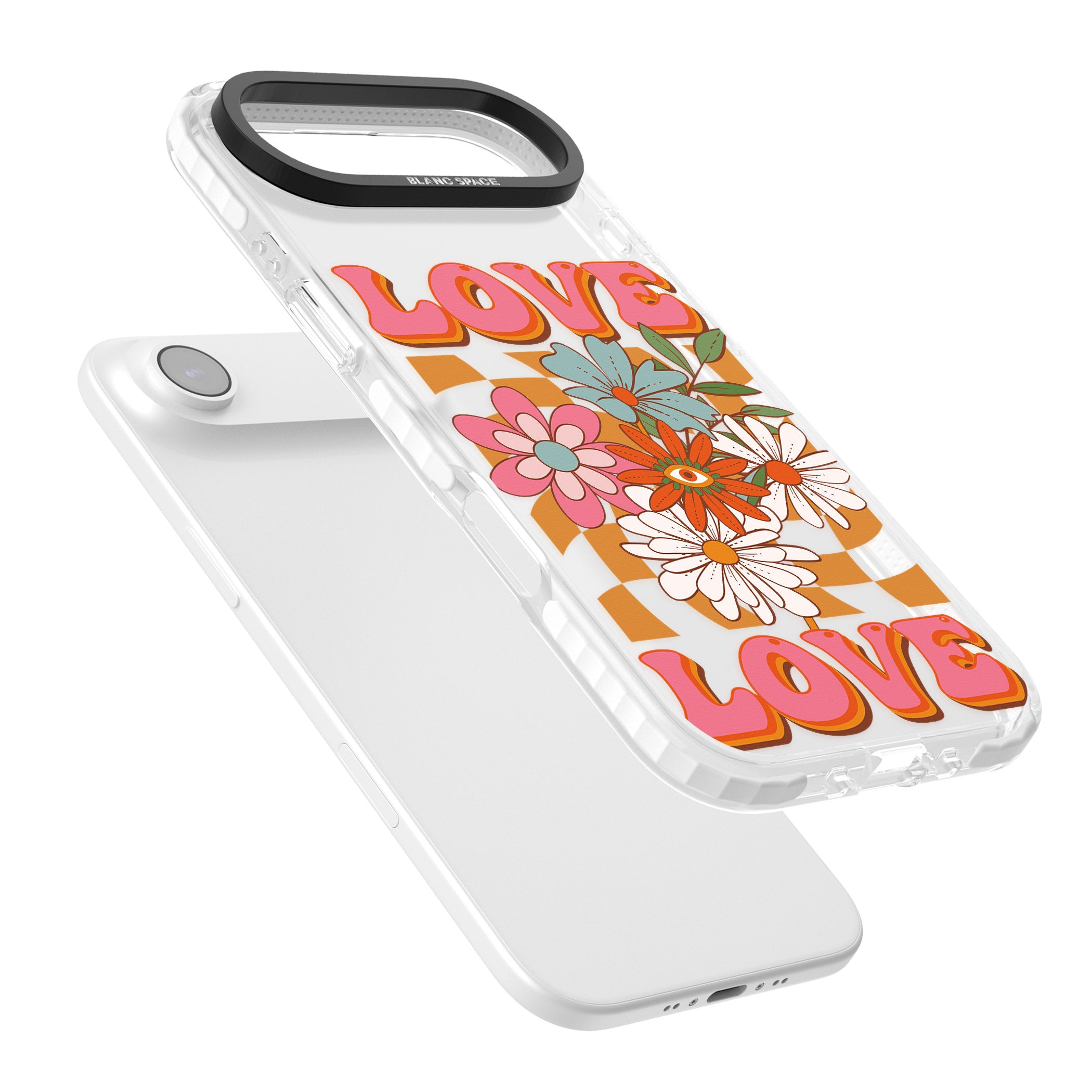 Love Bloom iPhone 17 Air Impact Clear Phone Case Colours