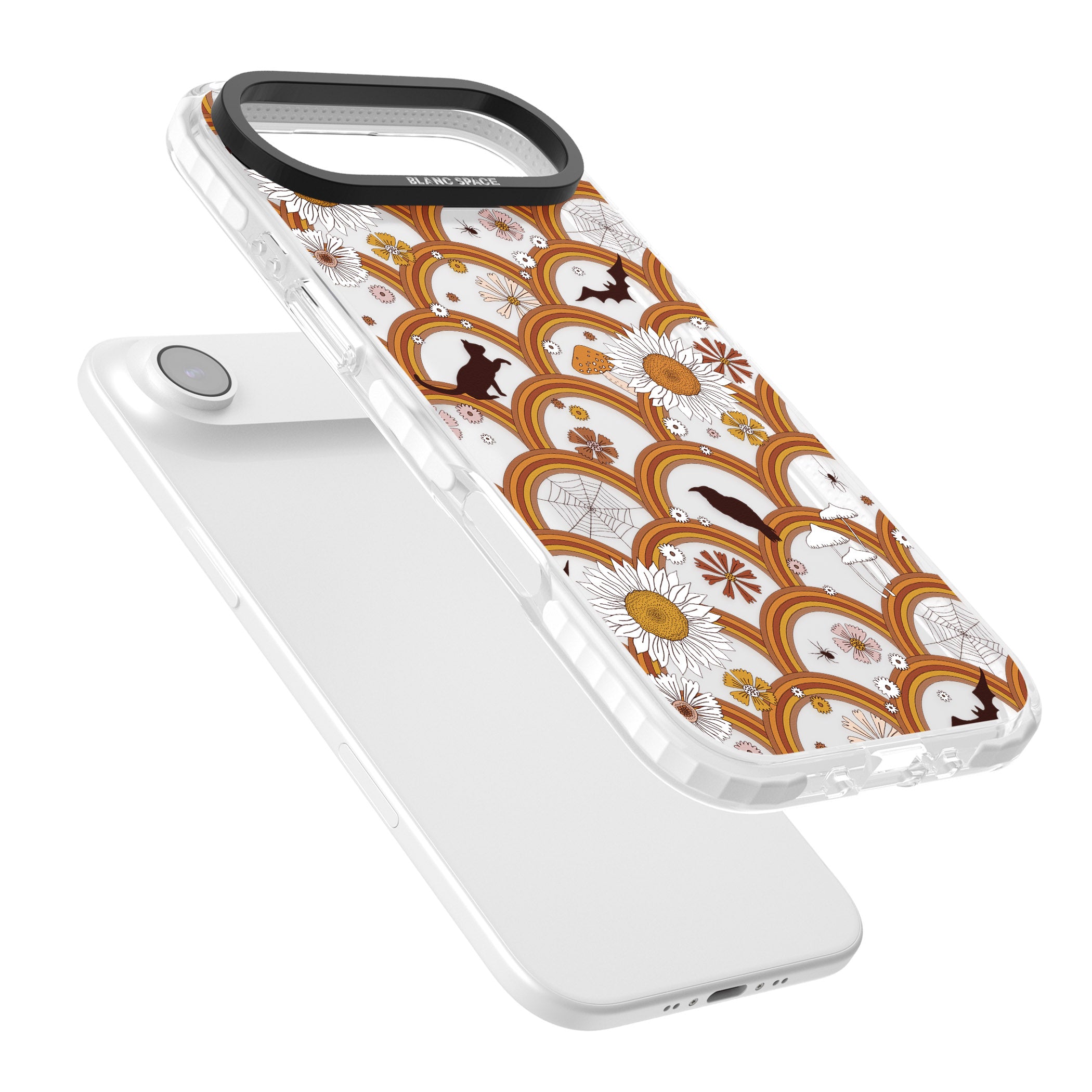 Halloween Rainbows iPhone 17 Air Impact Clear Phone Case Colours