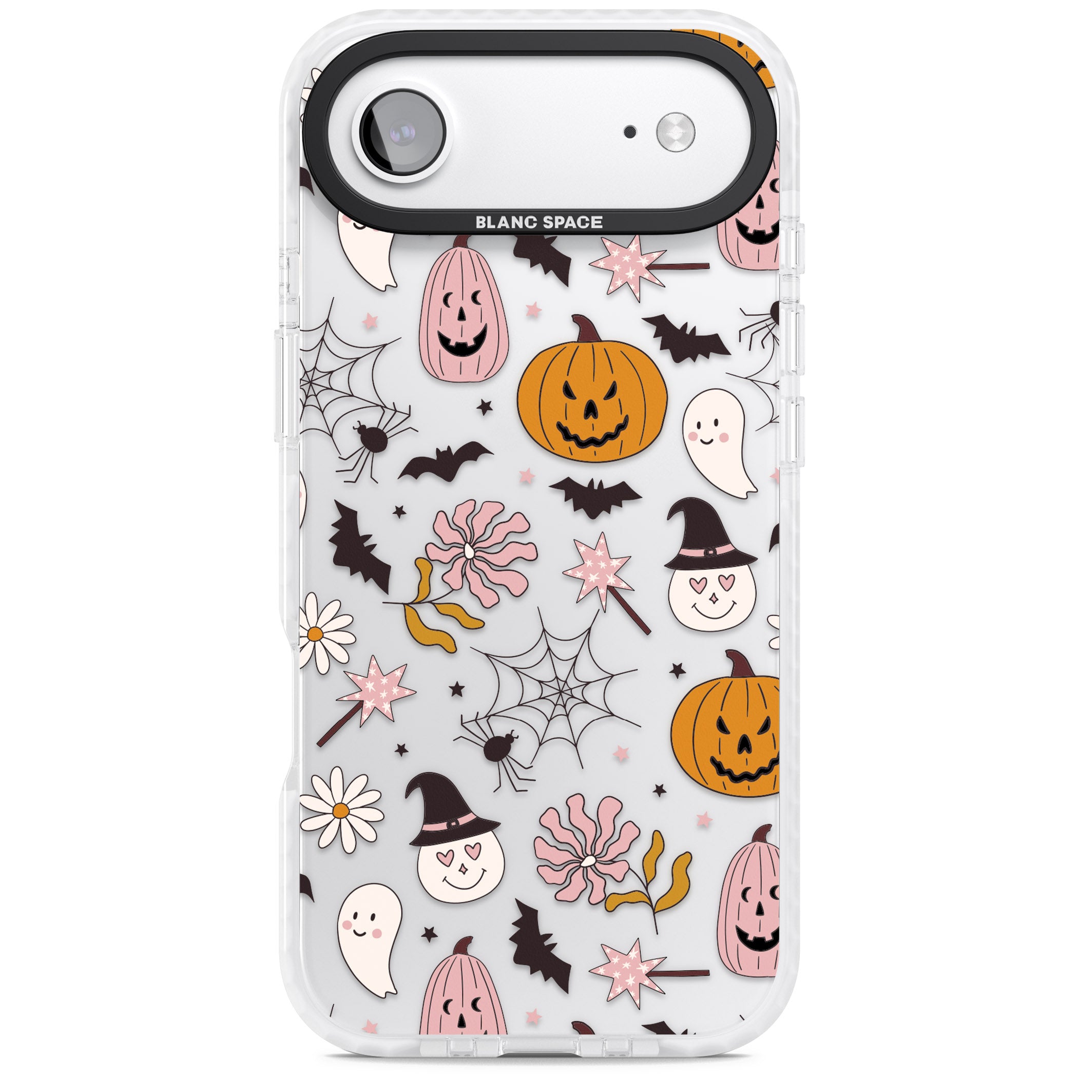 Spooky Mix iPhone 17 Air Impact Clear Phone Case