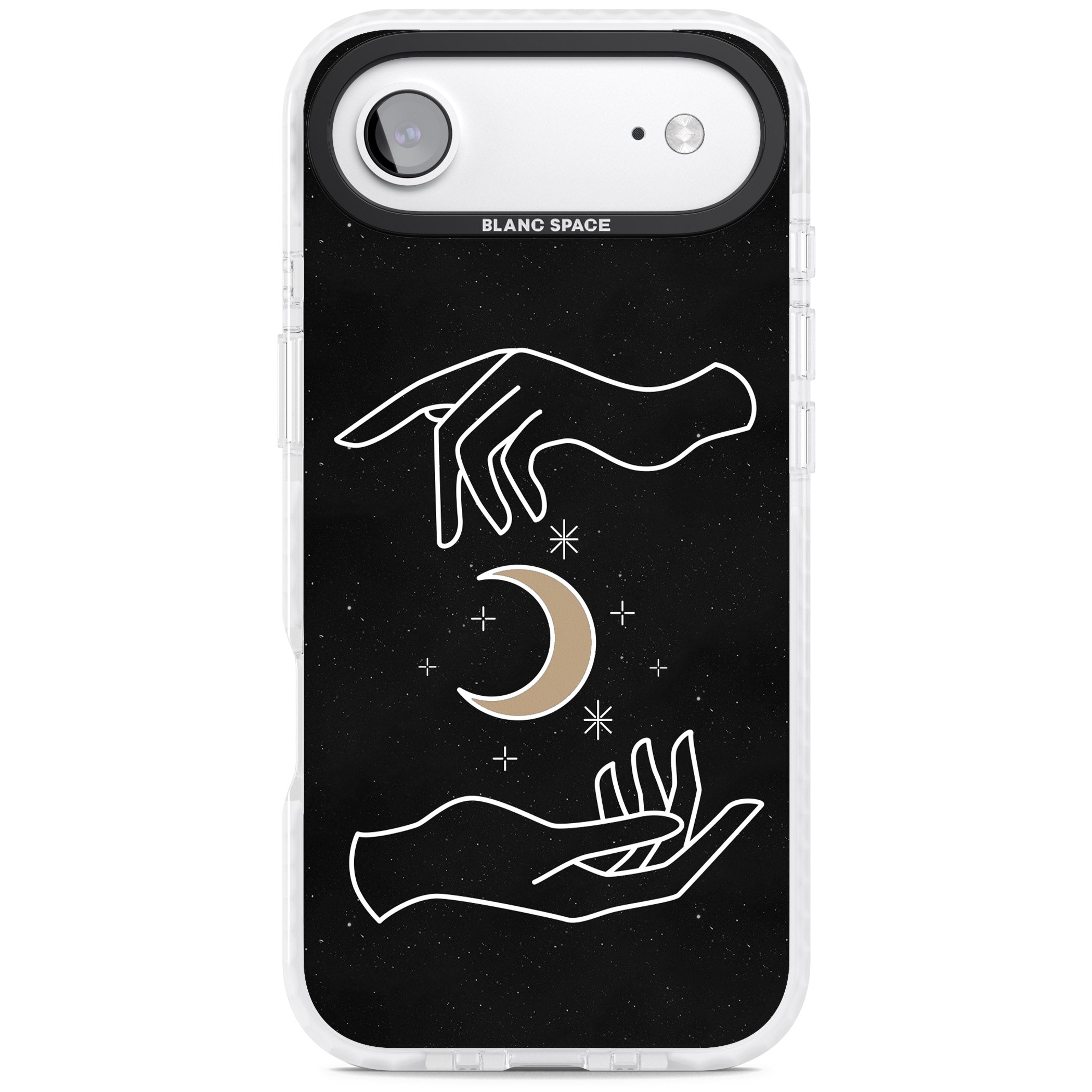 Cosmic Hands iPhone 17 Air Impact Clear Phone Case