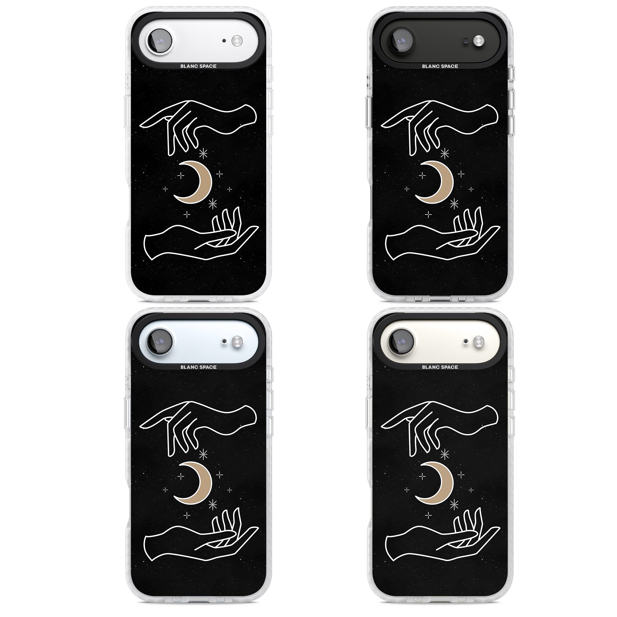 Cosmic Hands iPhone 17 Air Impact Clear Phone Case APT Impact Protection