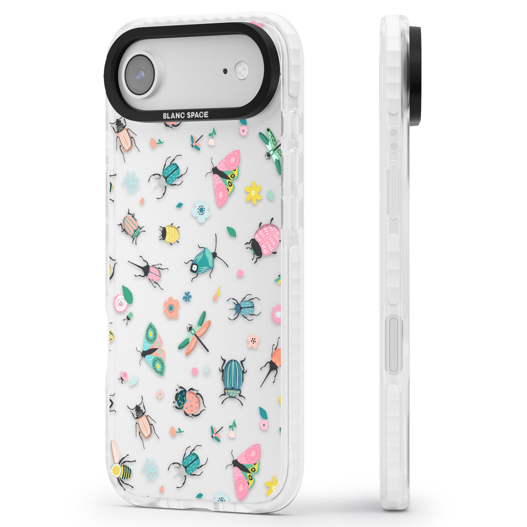 Playful Bug Life iPhone 17 Air Impact Clear Phone Case Side Profile
