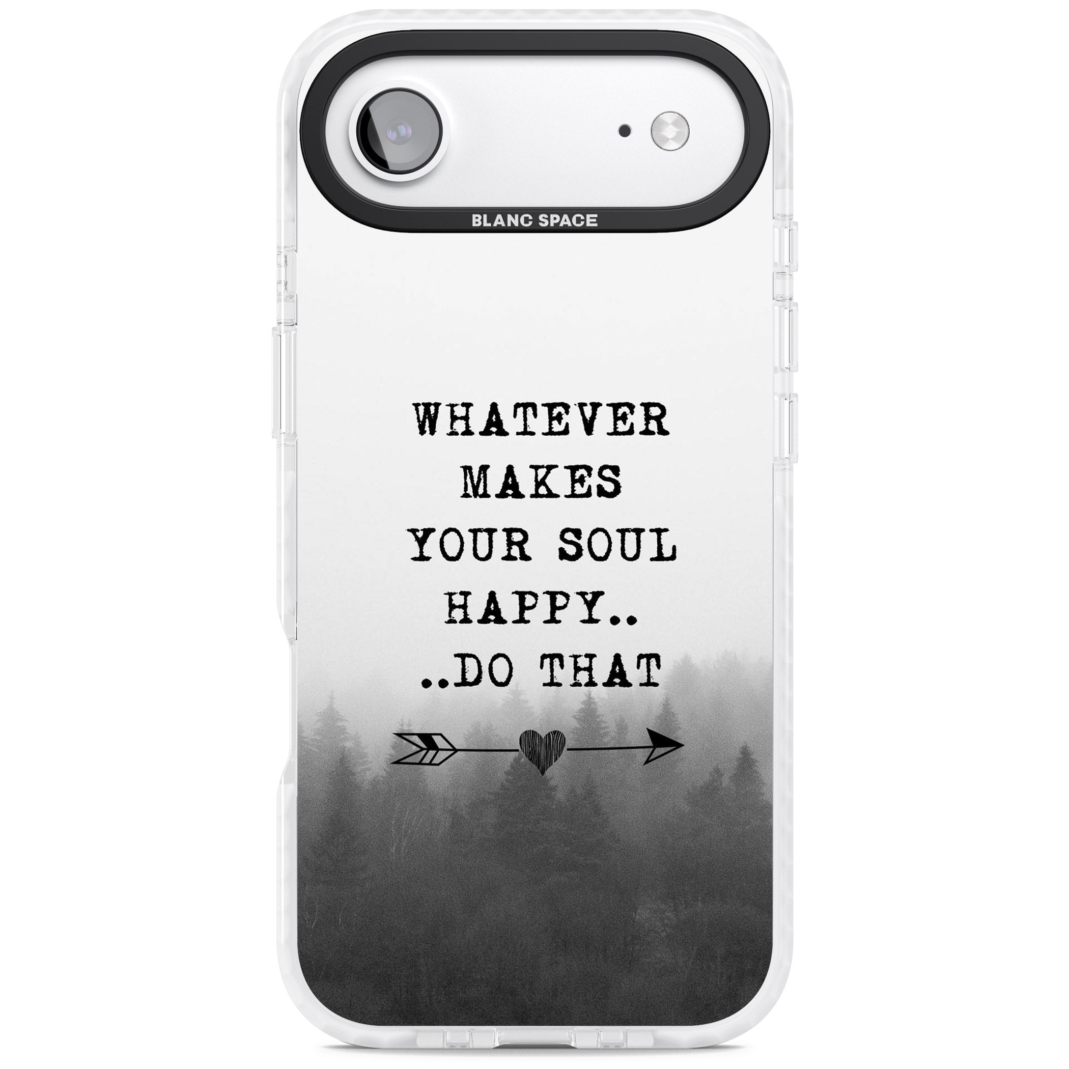 Whatever Makes Your Soul Quote iPhone 17 Air Impact Clear Phone Case