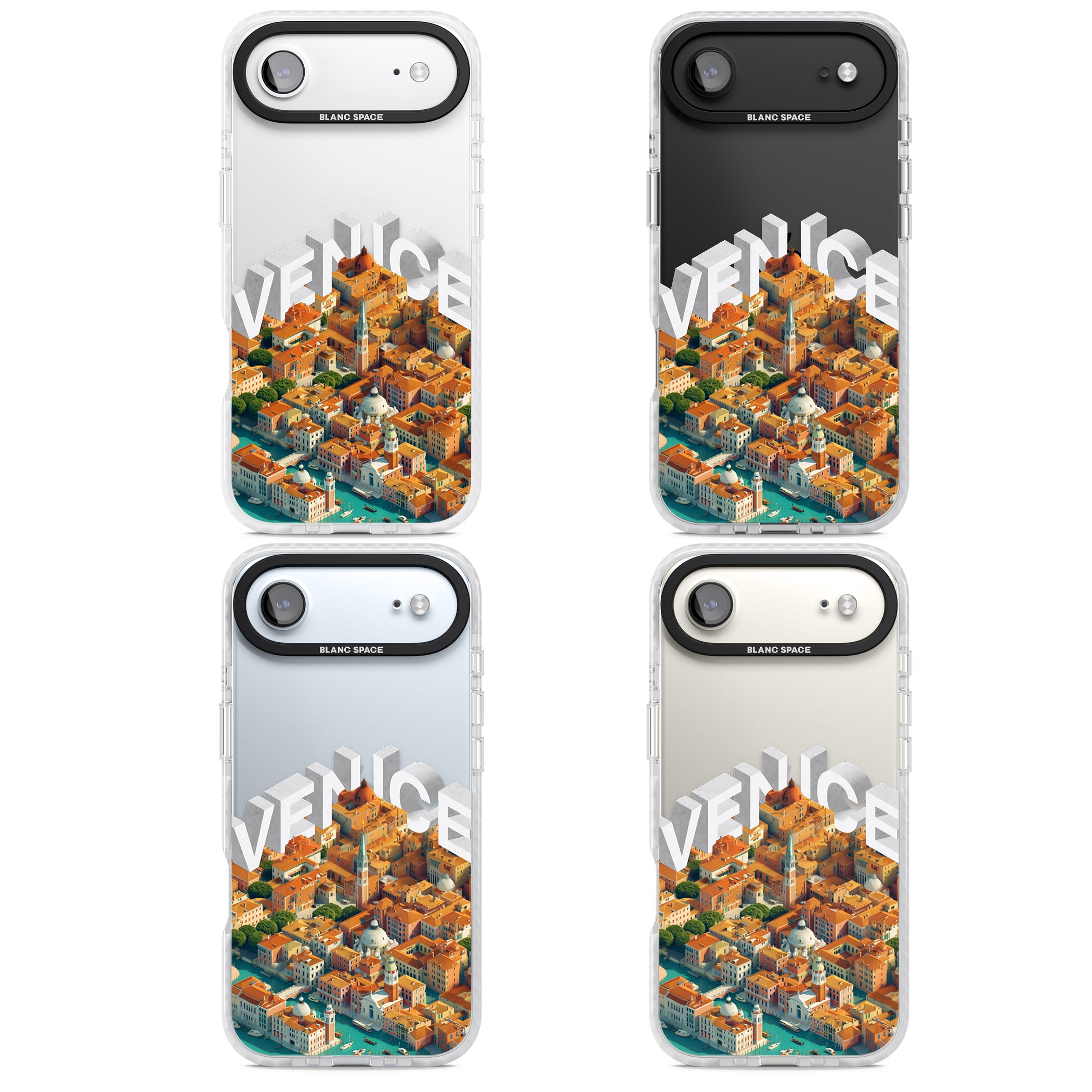 Venice iPhone 17 Air Impact Clear Phone Case APT Impact Protection