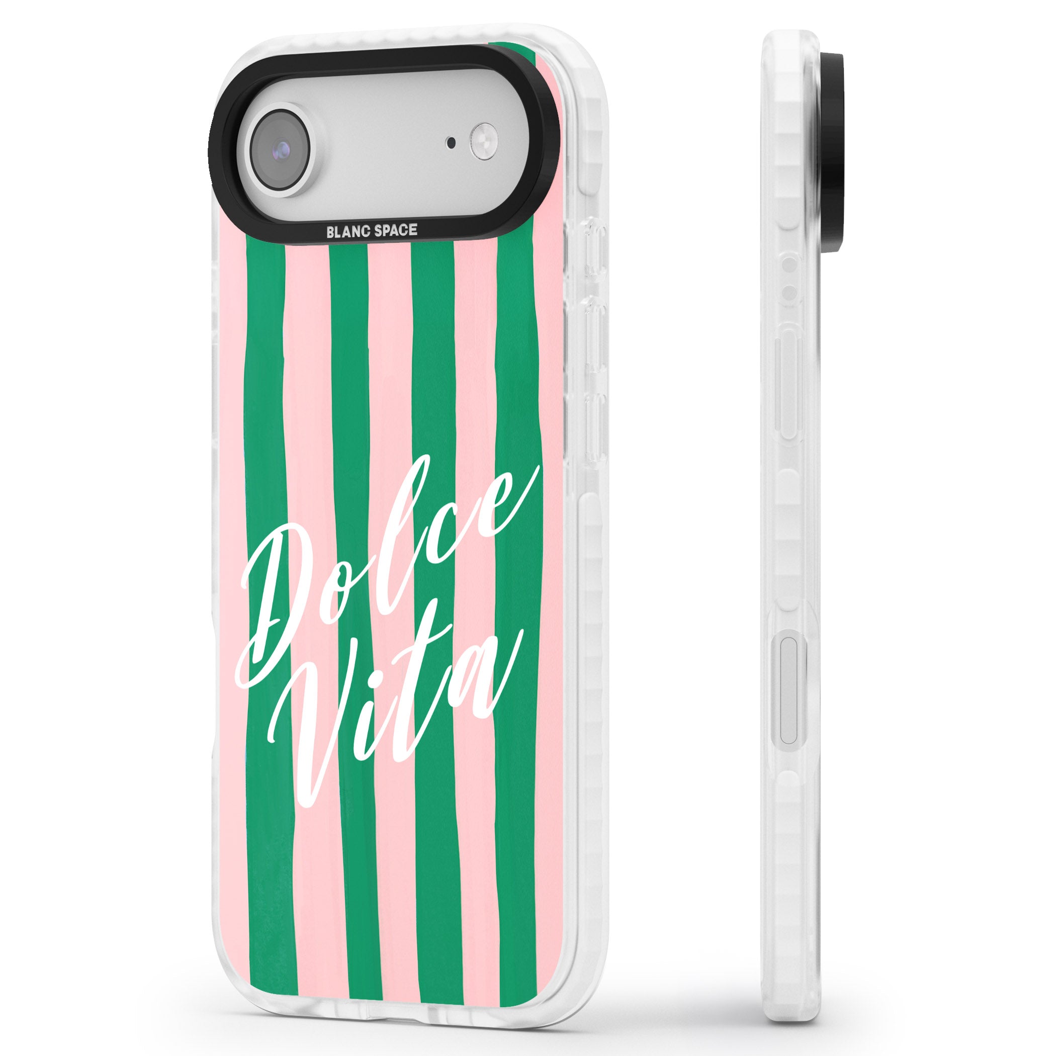 Dolce Vita iPhone 17 Air Impact Clear Phone Case Side Profile