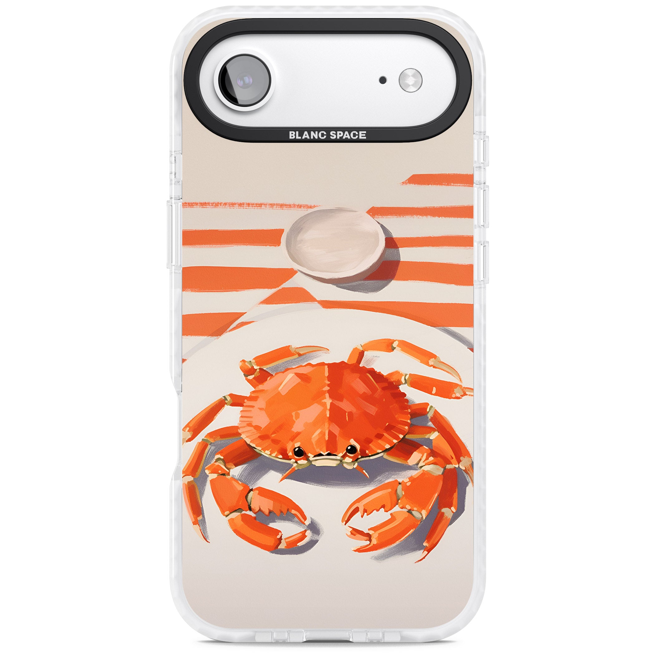 Beach Crab iPhone 17 Air Impact Clear Phone Case