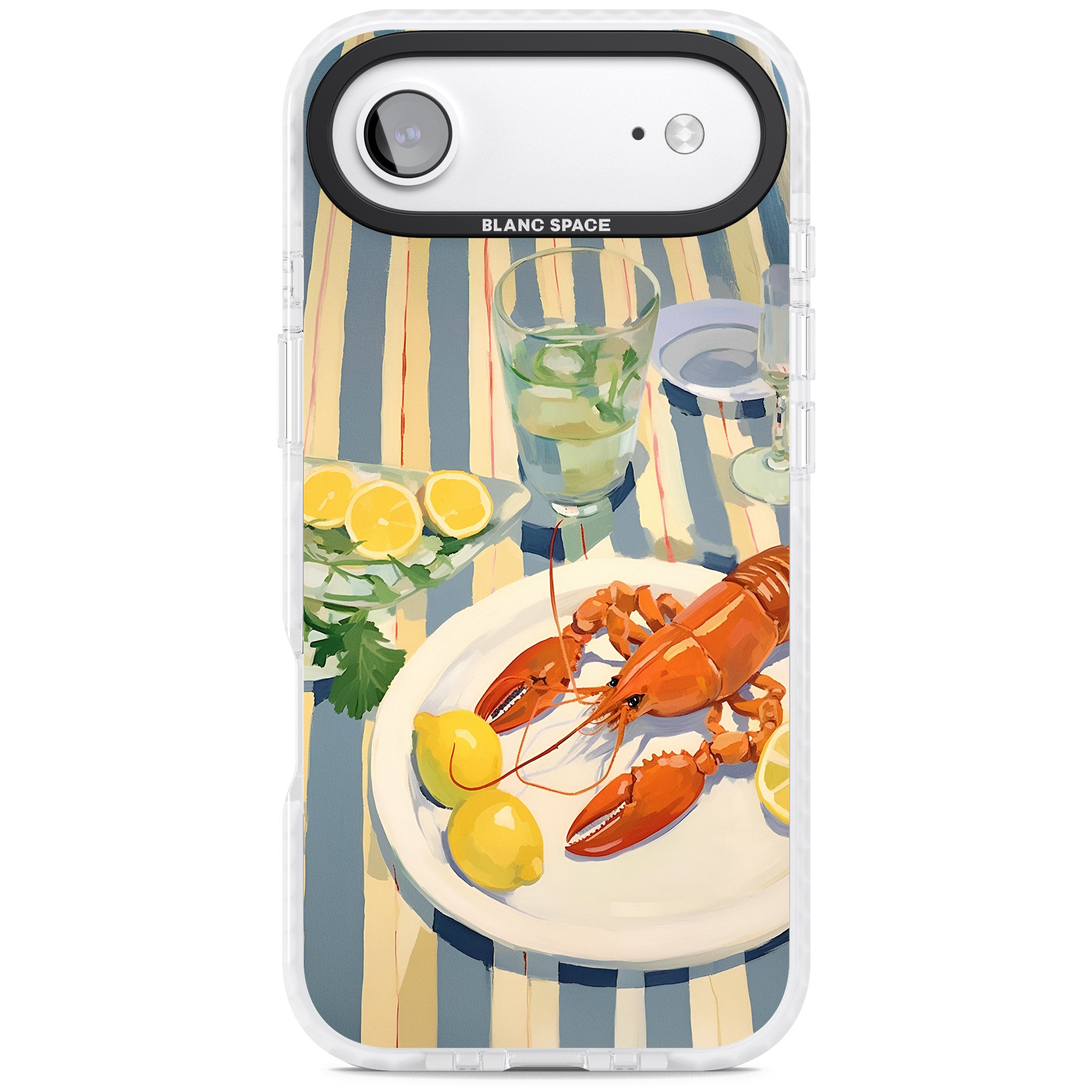 Lobster & Lemons iPhone 17 Air Impact Clear Phone Case