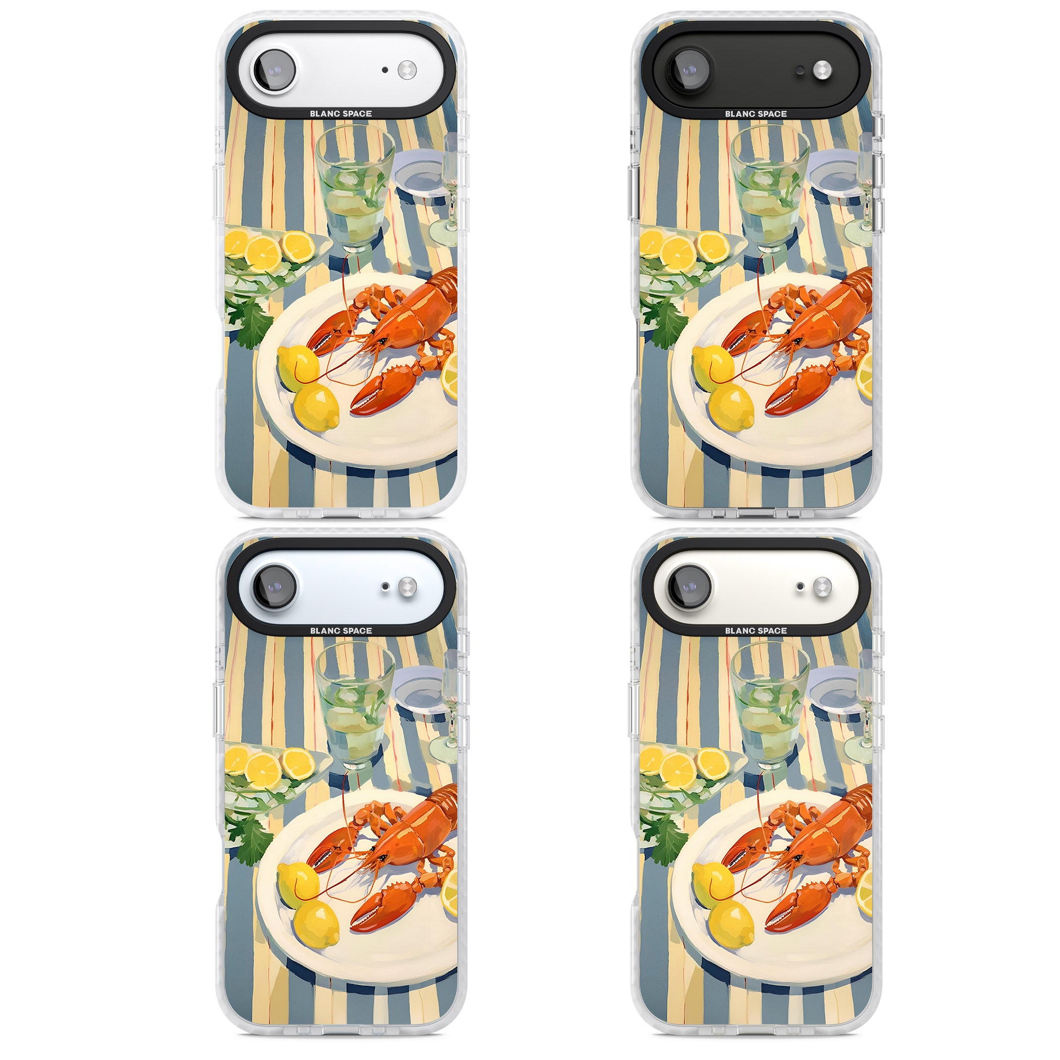 Lobster & Lemons iPhone 17 Air Impact Clear Phone Case APT Impact Protection