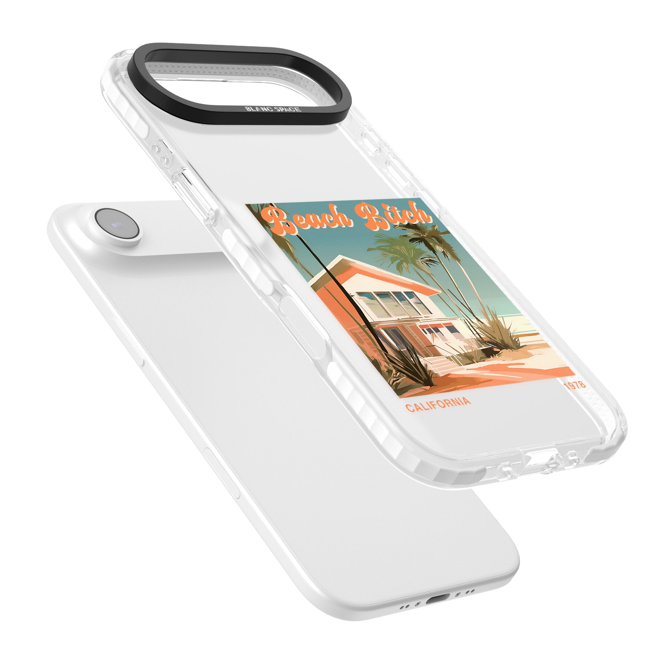 Beach B*tch iPhone 17 Air Impact Clear Phone Case Colours