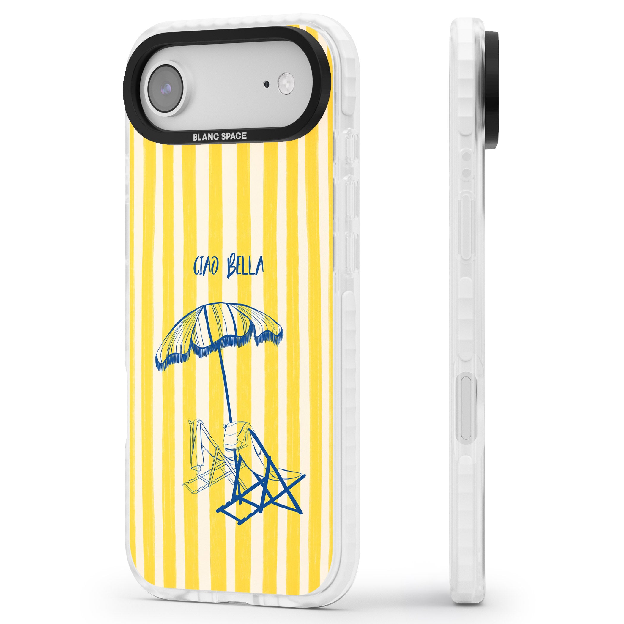 Ciao Bella iPhone 17 Air Impact Clear Phone Case Side Profile