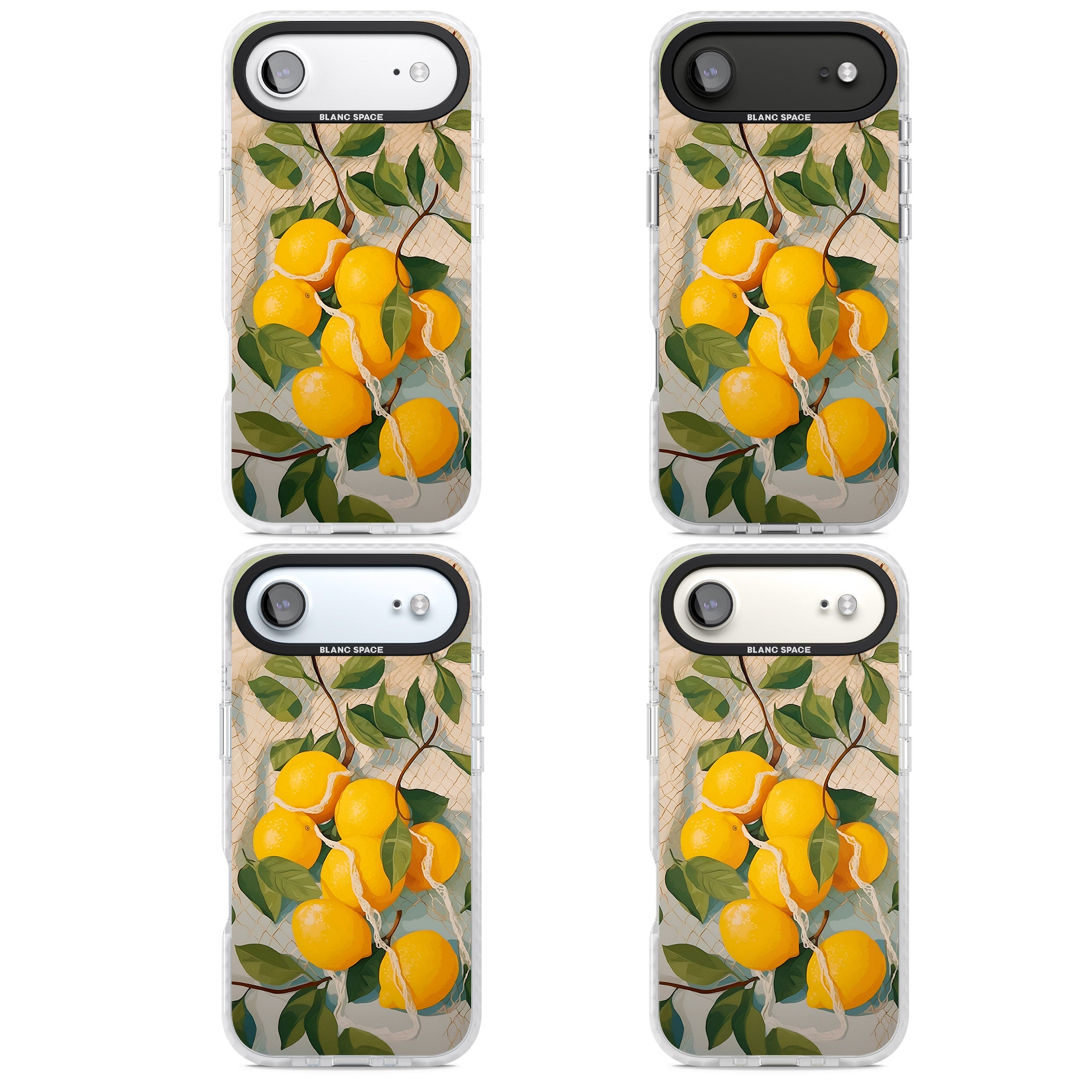 Lemon Vines iPhone 17 Air Impact Clear Phone Case APT Impact Protection